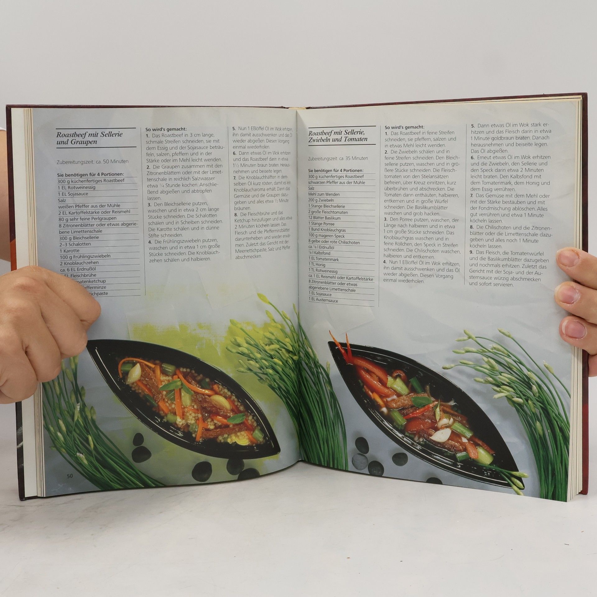 Peter Nikolay Kochen mit dem Wok