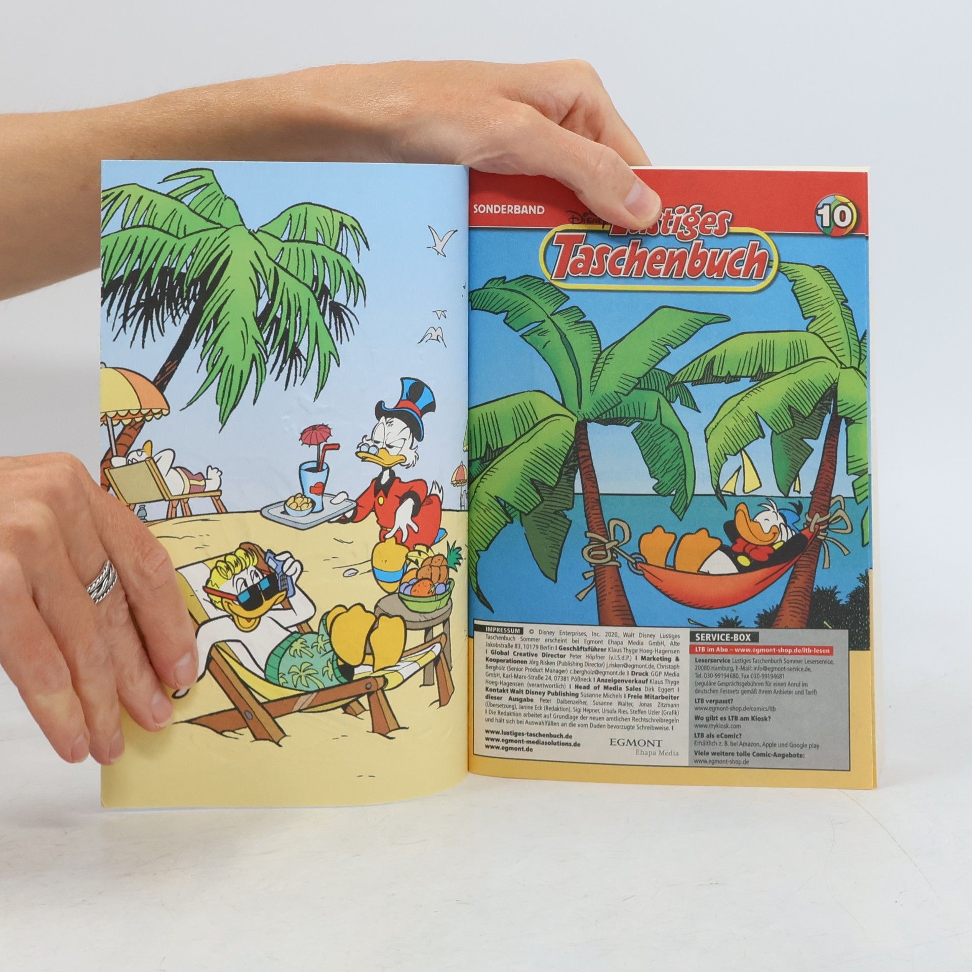 Walt Disney Lustiges Taschenbuch Sommer 10