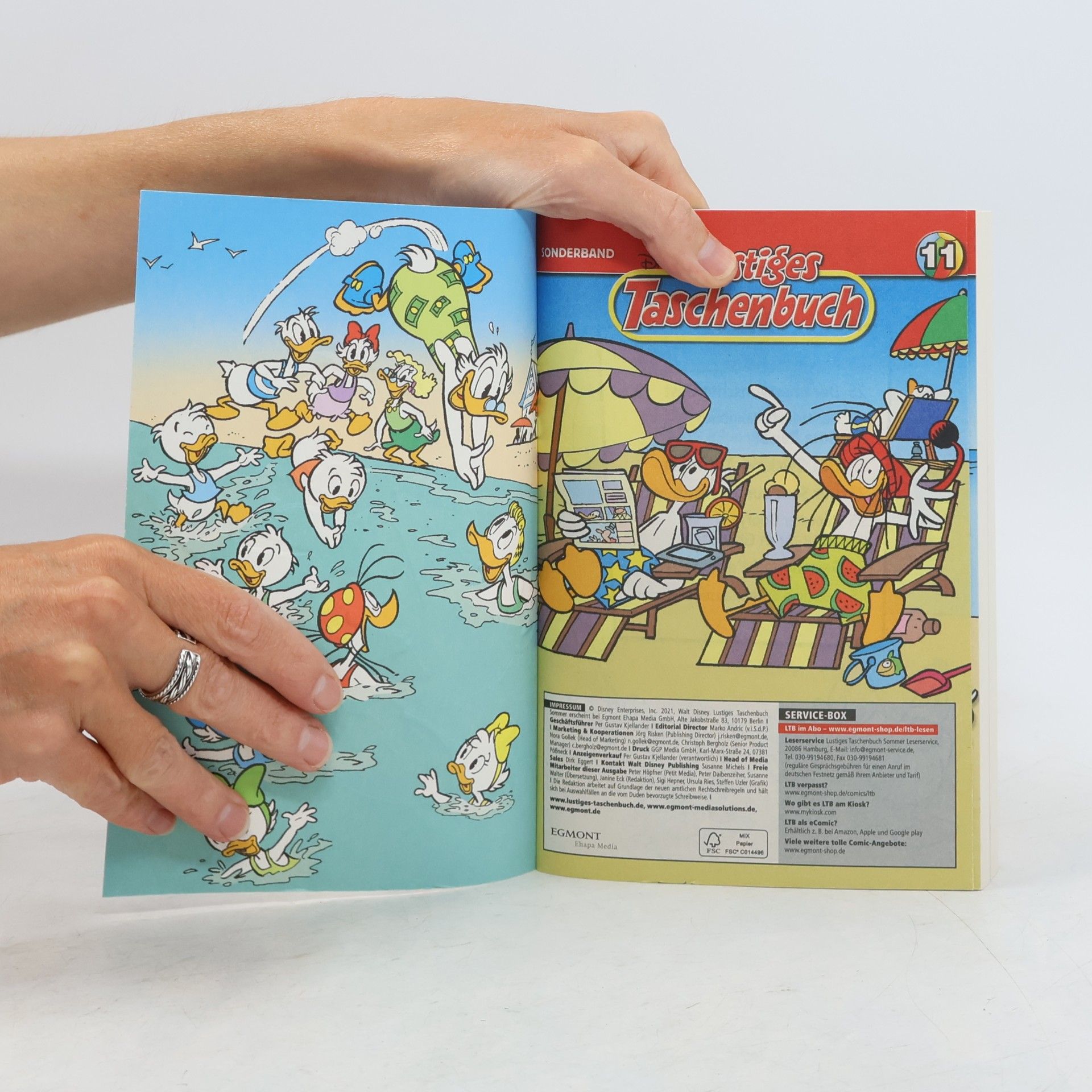 Walt Disney Lustiges Taschenbuch Sommer 11