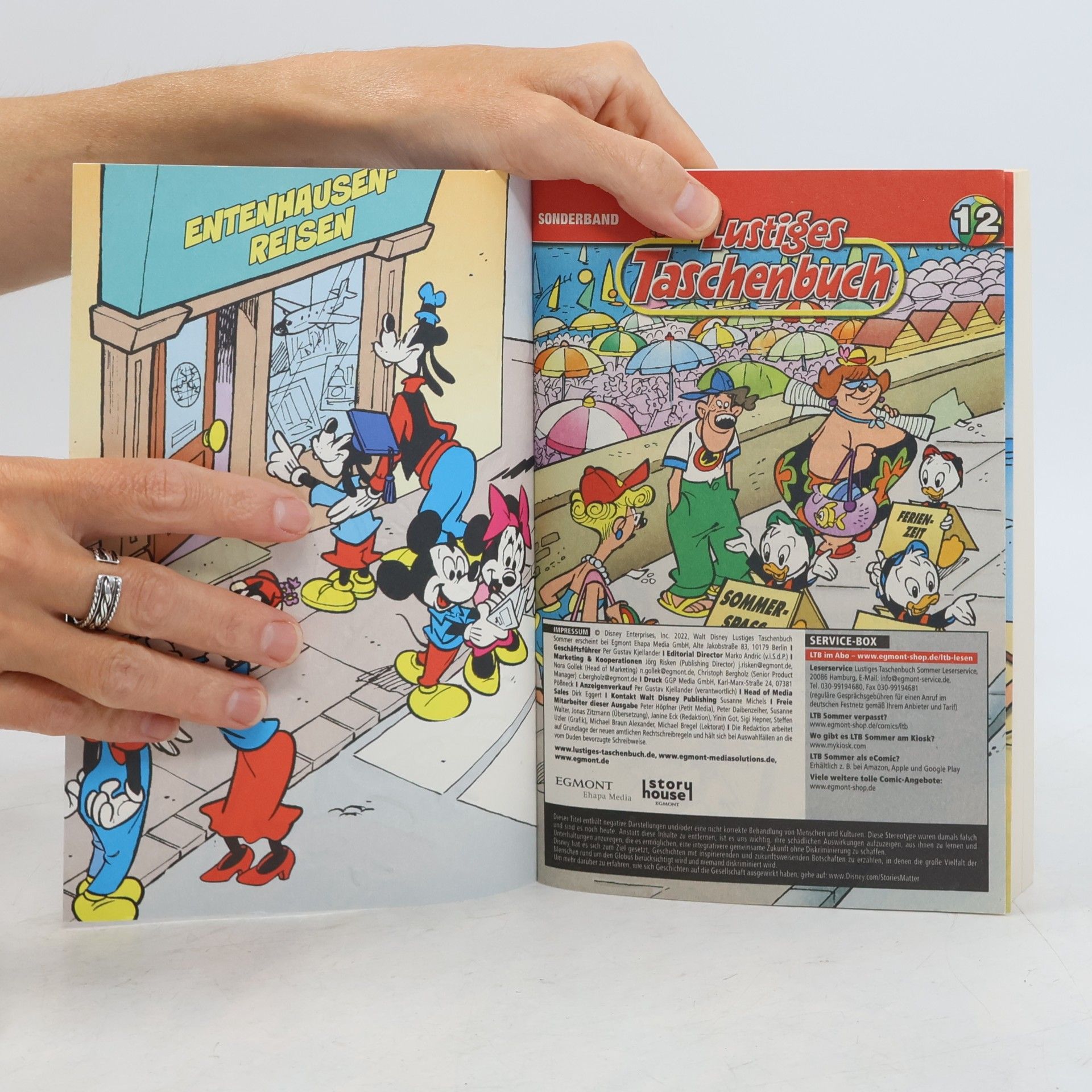 Walt Disney Lustiges Taschenbuch 12. Sommer