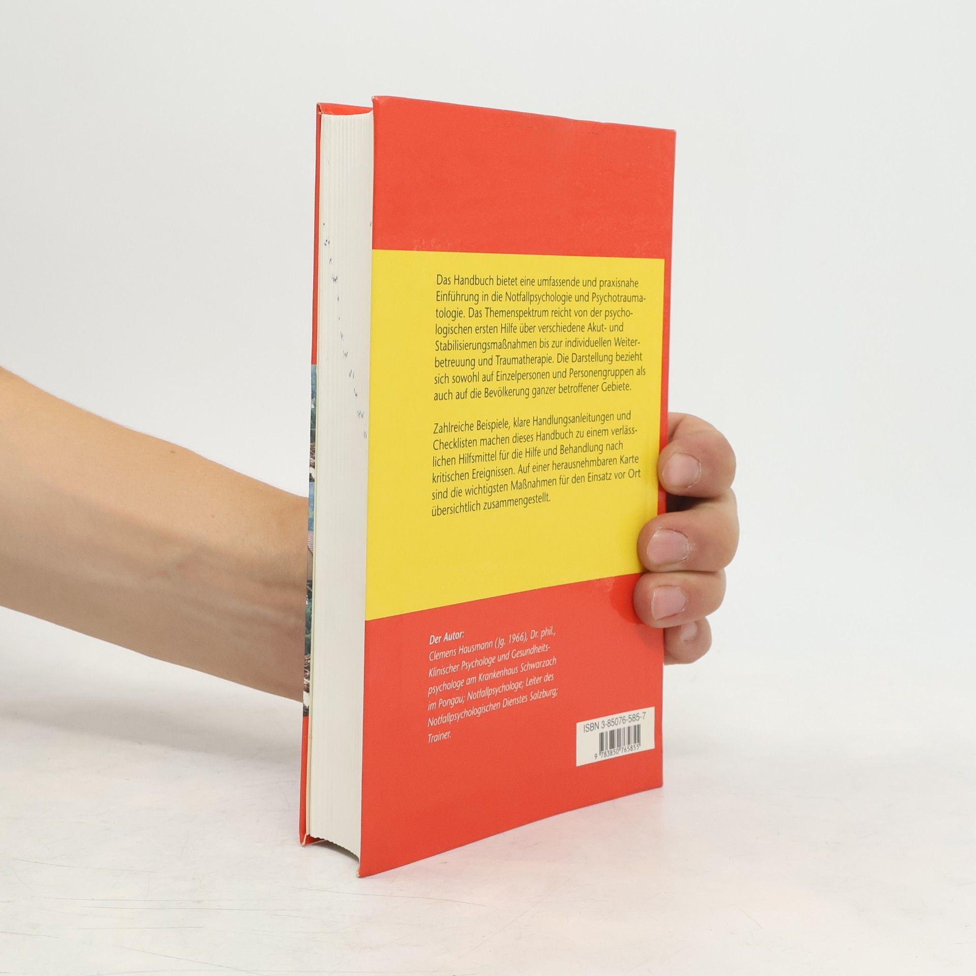 Clemens Hausmann Handbuch Notfallpsychologie und Traumabewältigung