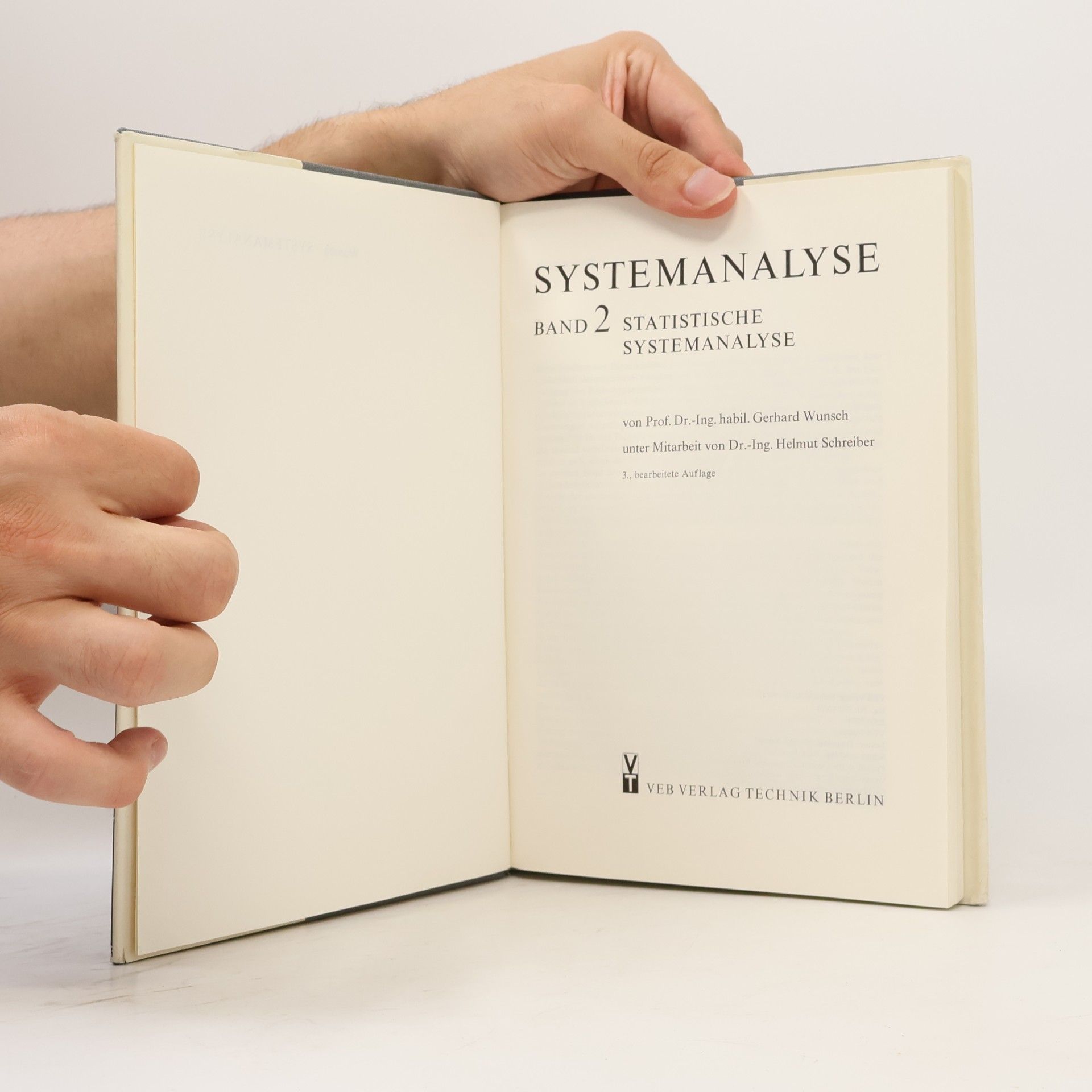 Gerhard Wunsch Systemanalyse. Band 2