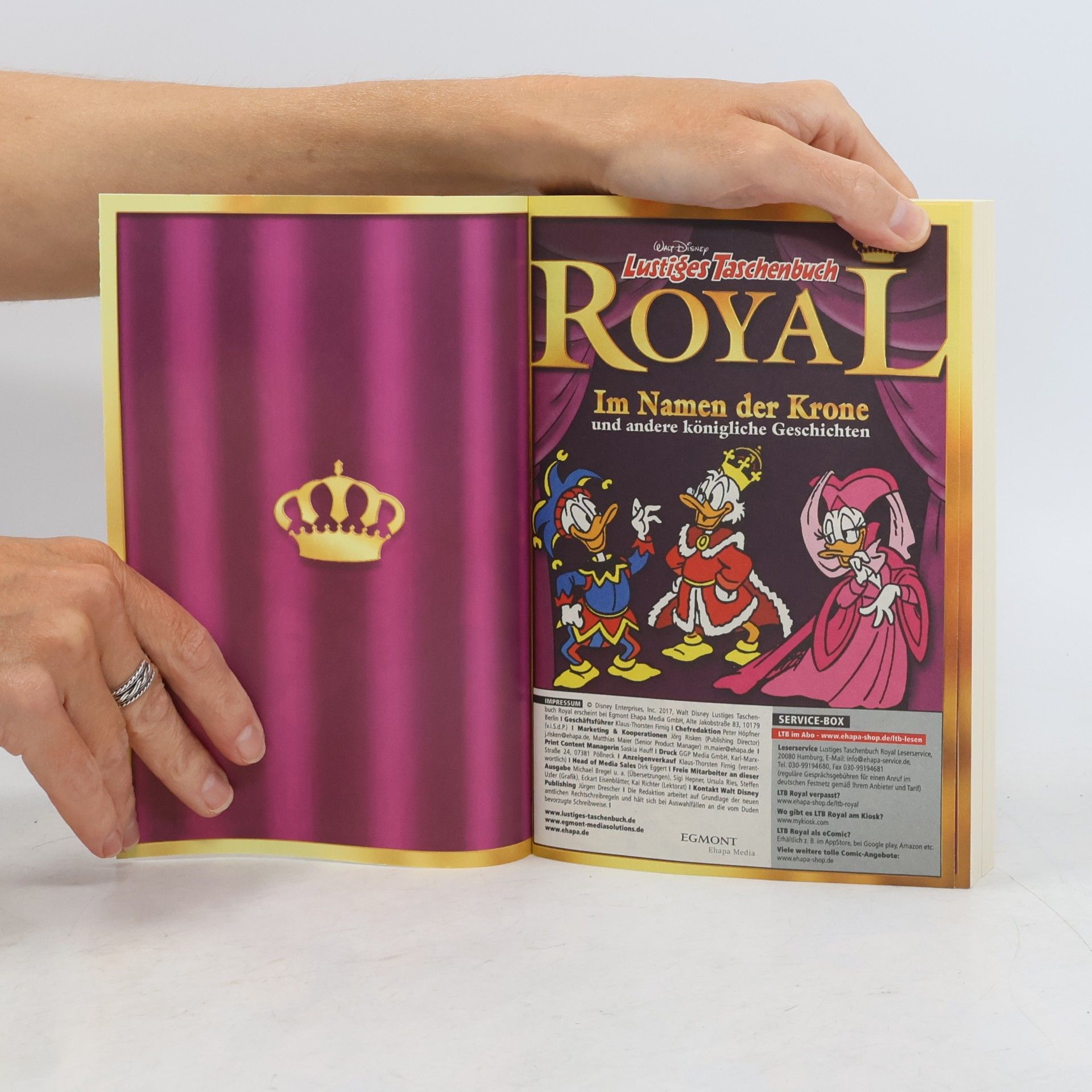 Walt Disney Lustiges Taschenbuch Royal 3. Im Namen der Krone