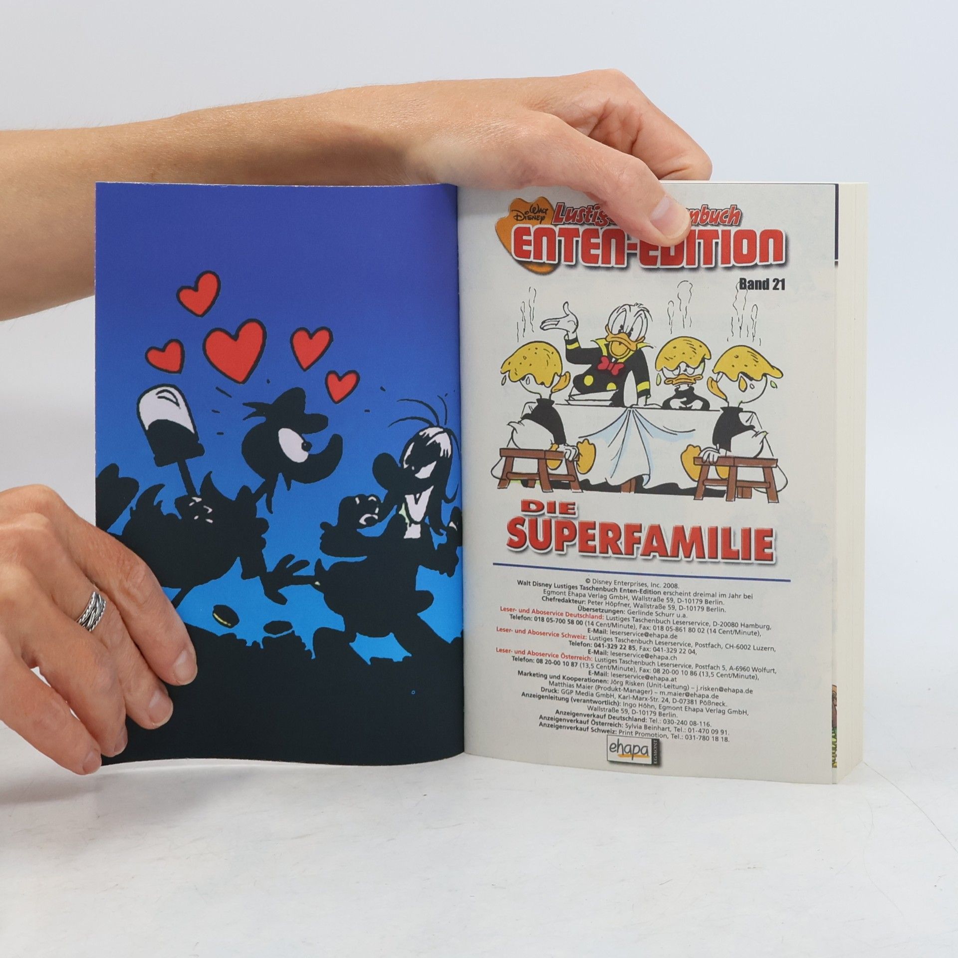 Walt Disney Walt Disney. Lustiges Taschenbuch. Enten-Edition. Band 21. Die Superfamilie.