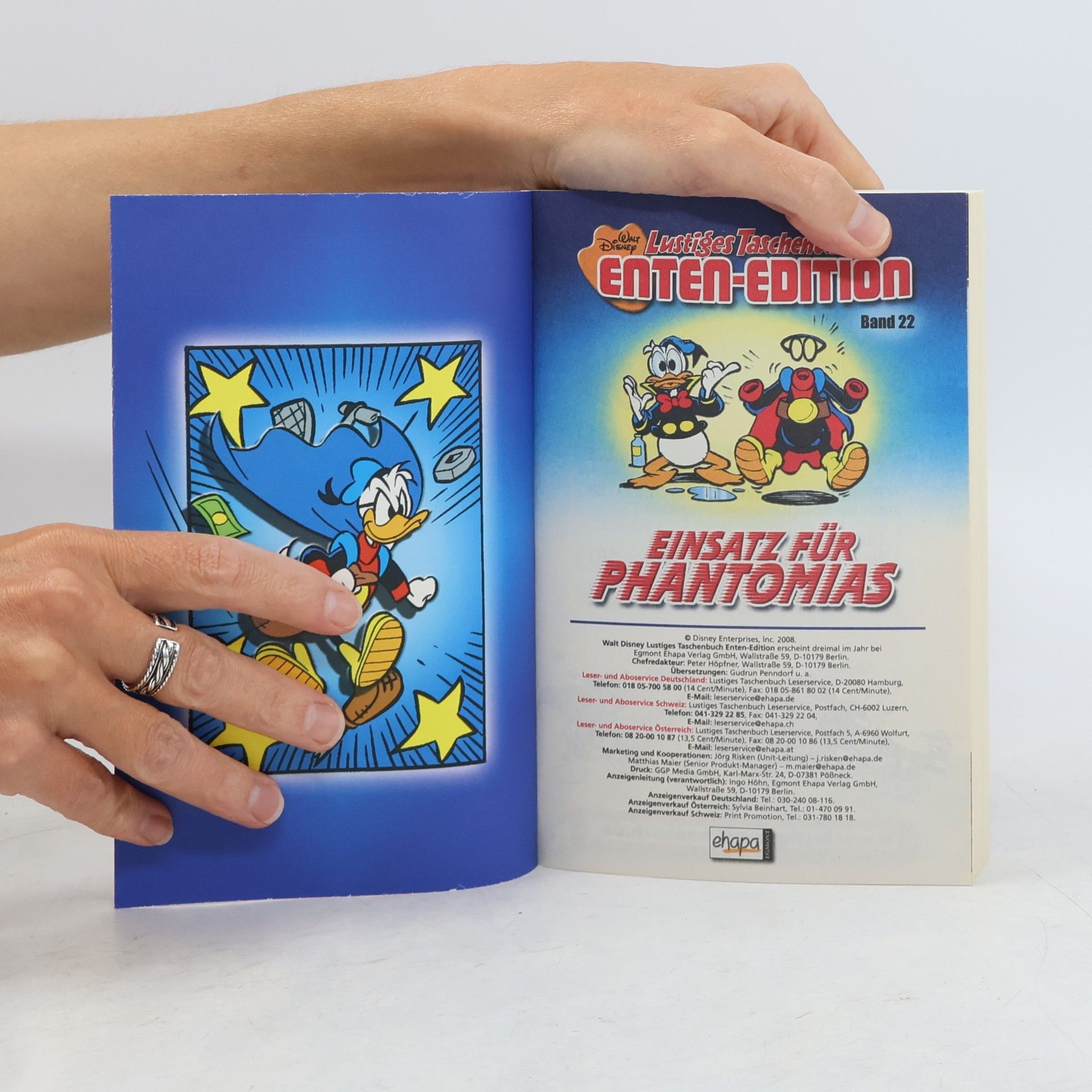 Walt Disney Lustiges Taschenbuch. Enten-Edition 22. Einsatz für Phatomias