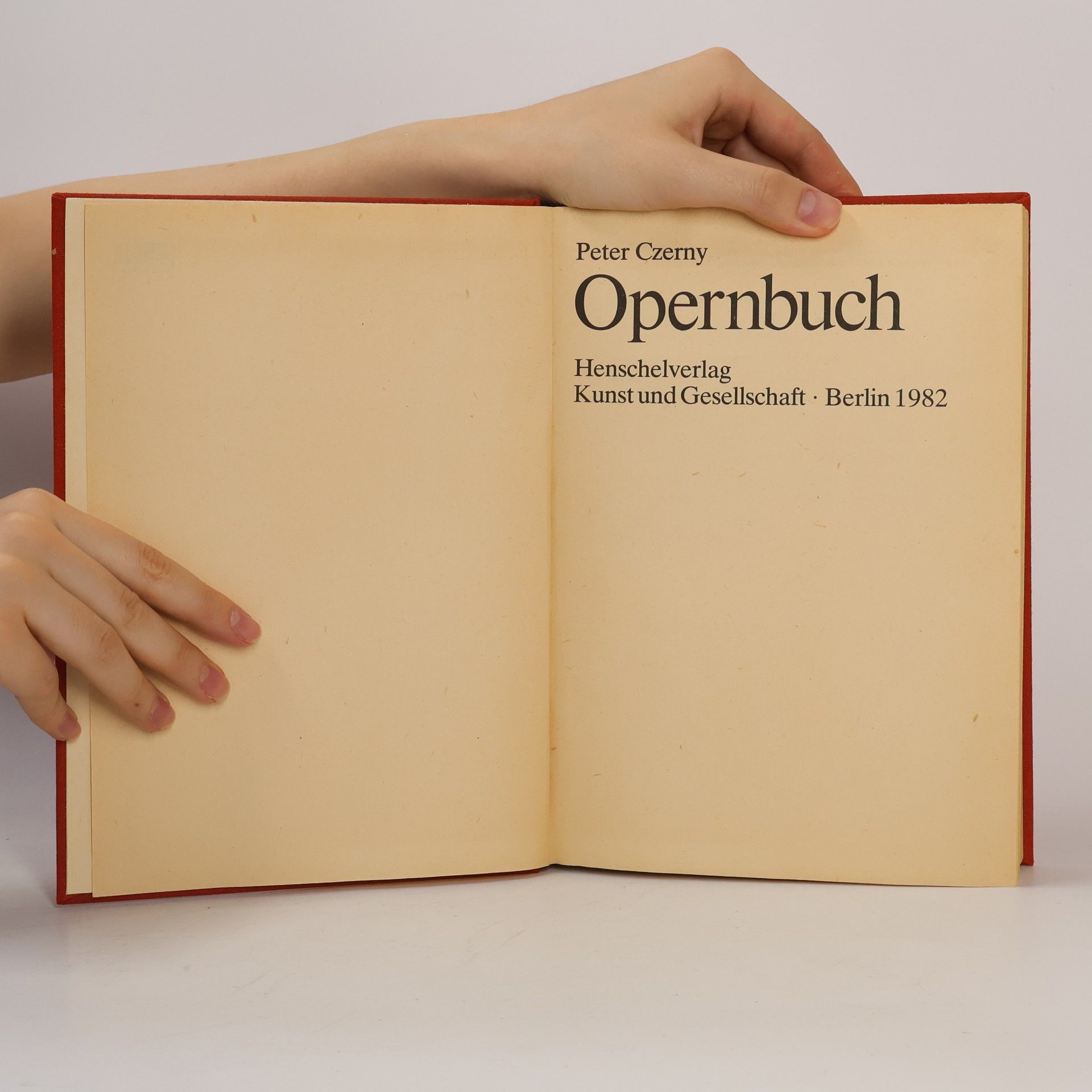 Peter Czerny Opernbuch