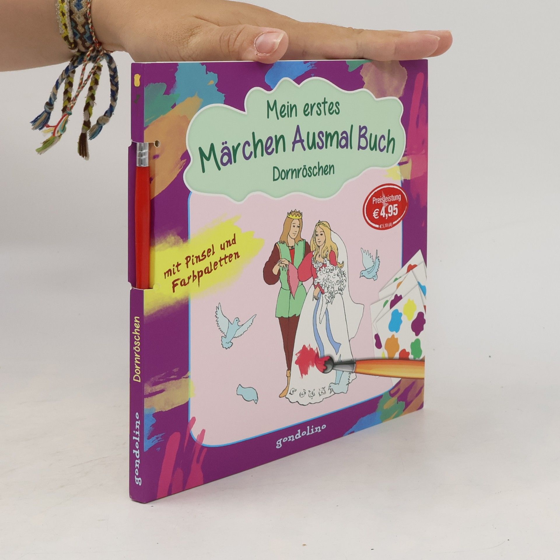 Mein erstes Märchen Ausmal Buch - Dornröschen