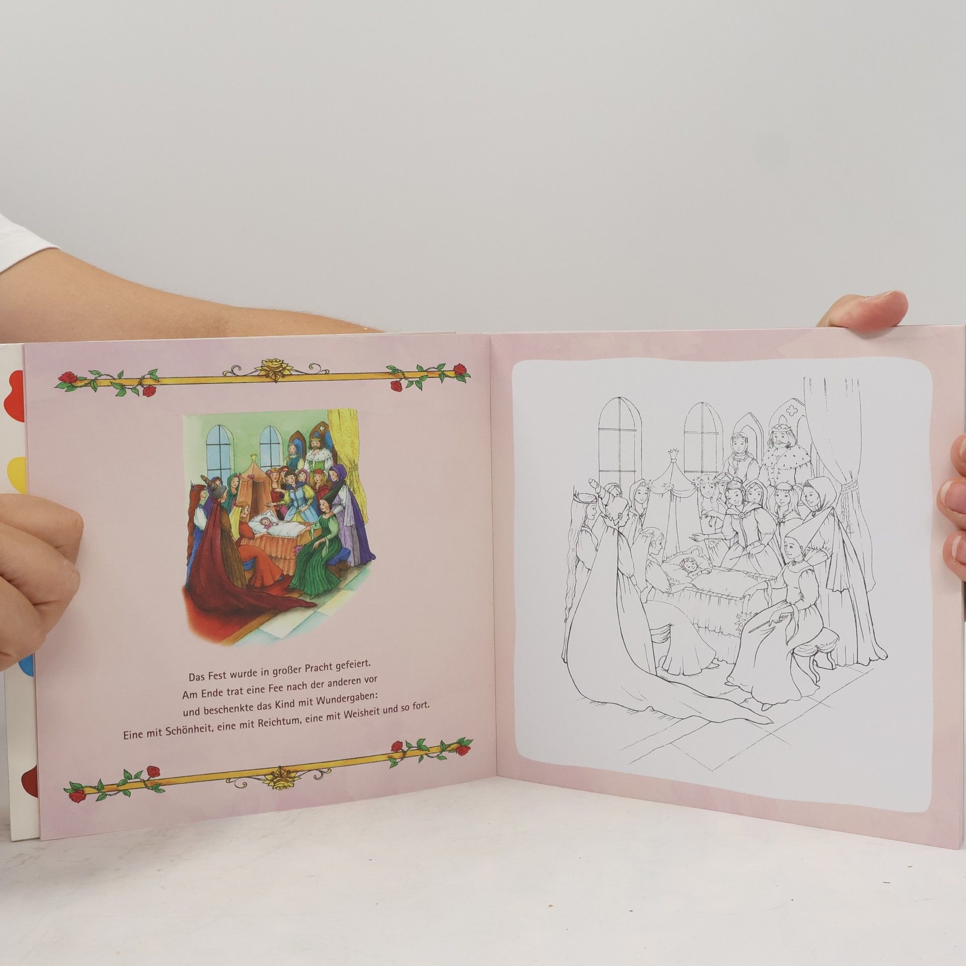 Marina Krämer Mein erstes Märchen Ausmal Buch - Dornröschen