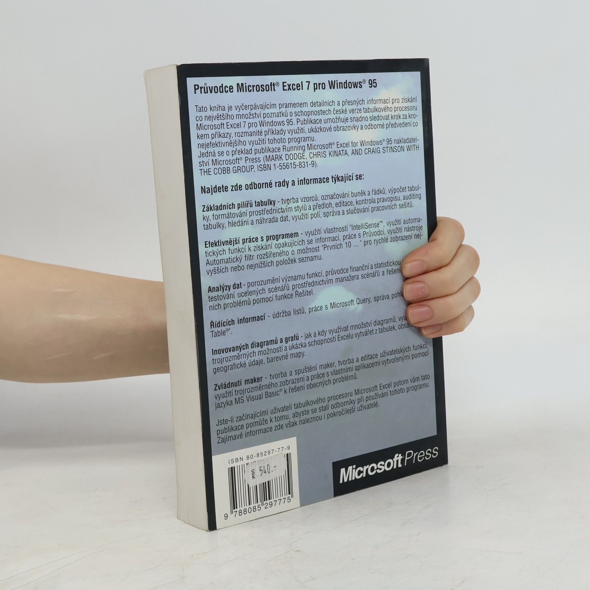 Mark Dodge Select Edition: Průvodce Microsoft Excel 7 pro Windows 95