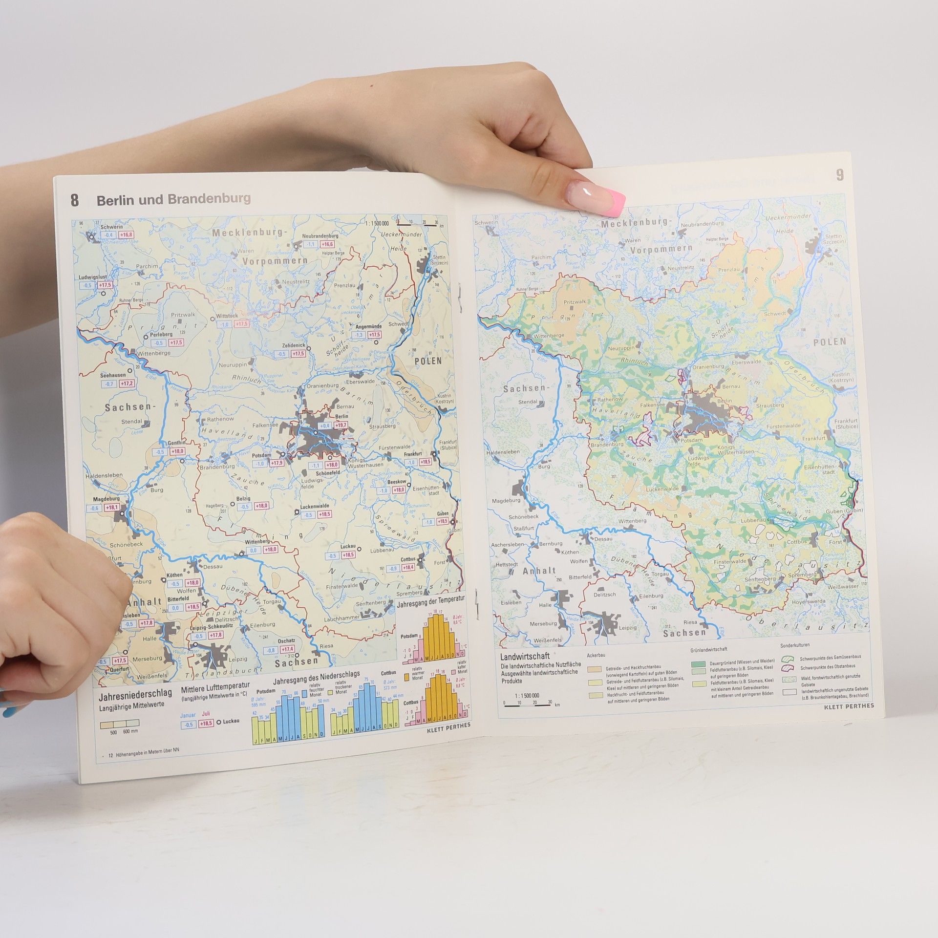 Klett Perthes (Firm) Alexander Kleiner Atlas Berlin und Brandenburg