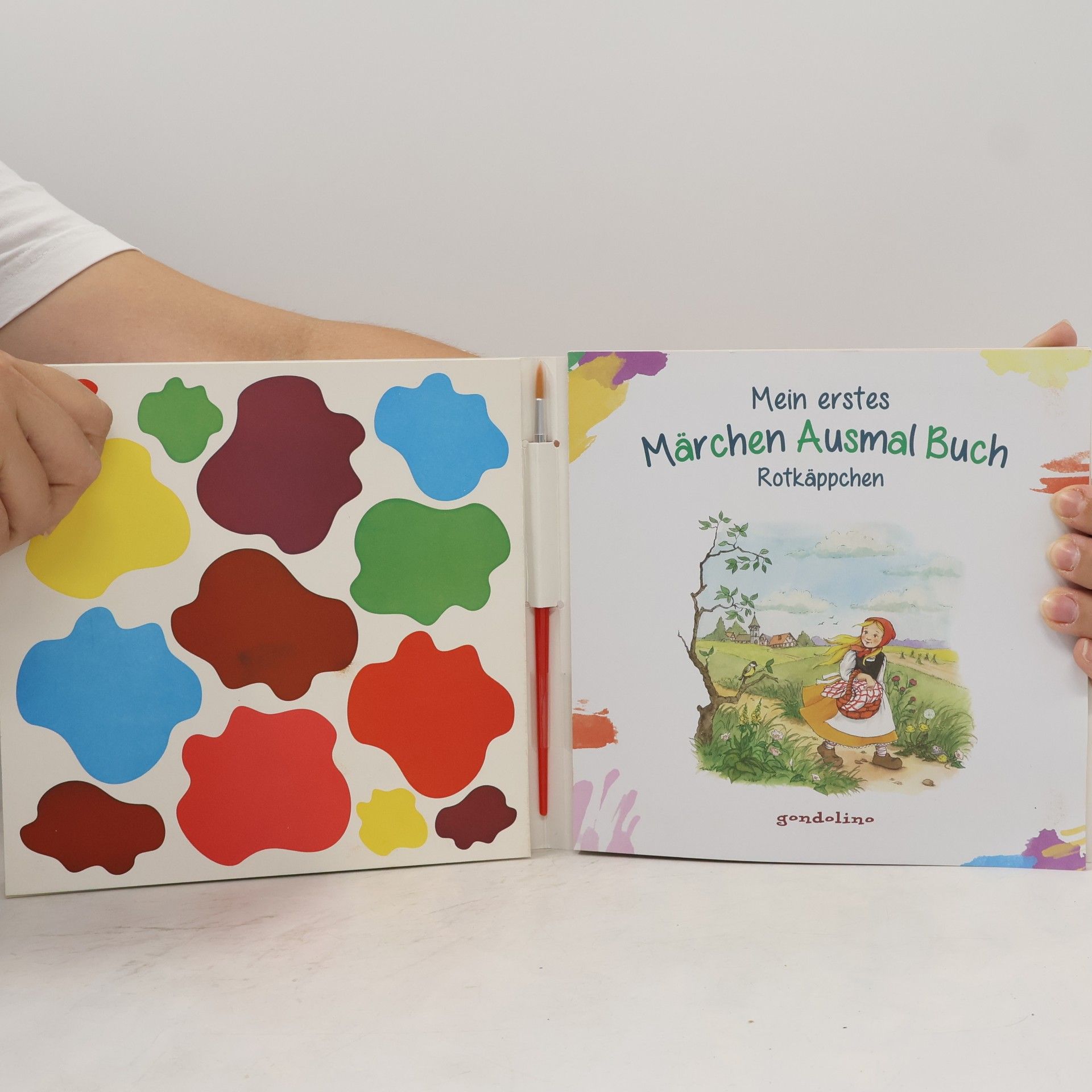 Marina Krämer Mein erstes Märchen Ausmal Buch - Rotkäppchen