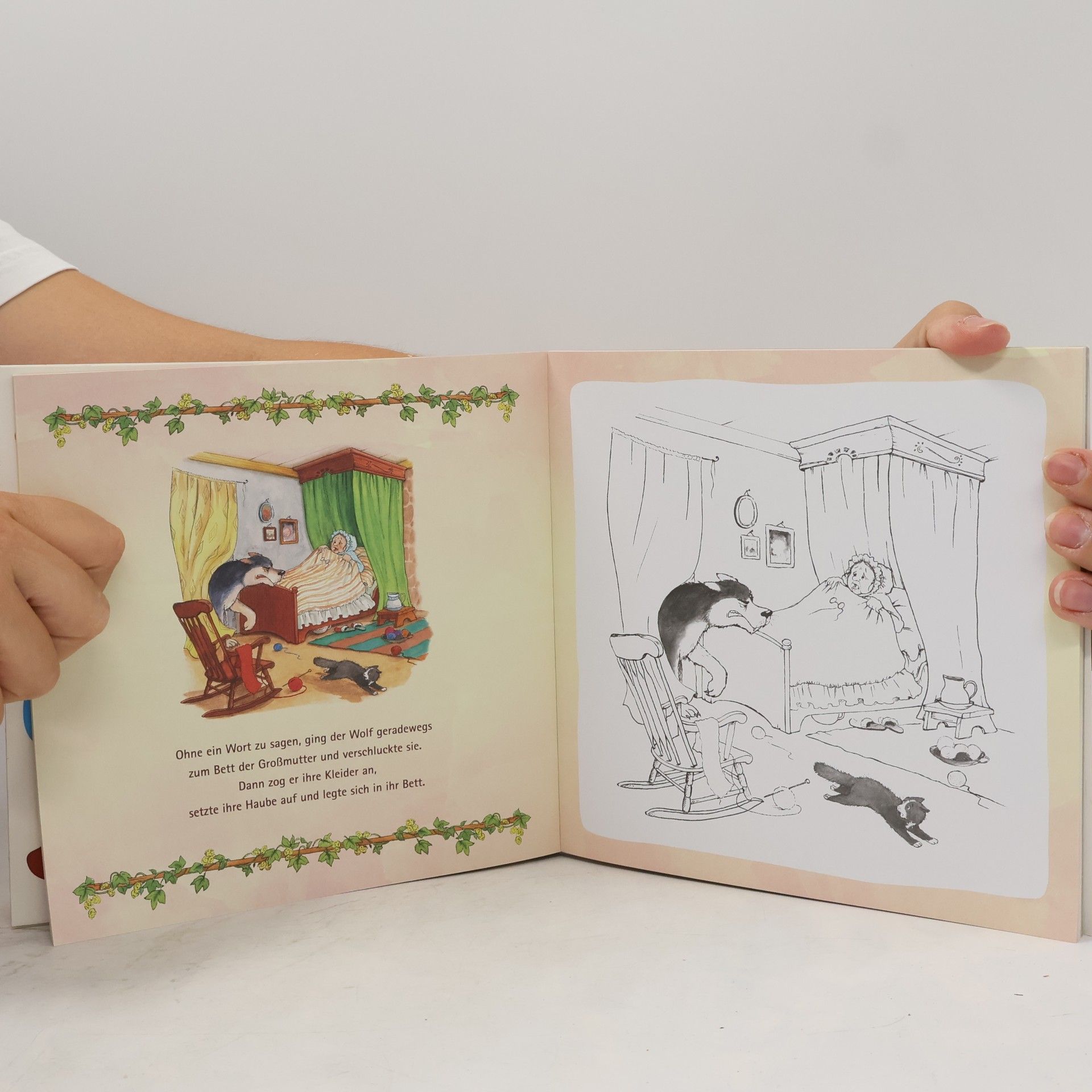 Marina Krämer Mein erstes Märchen Ausmal Buch - Rotkäppchen