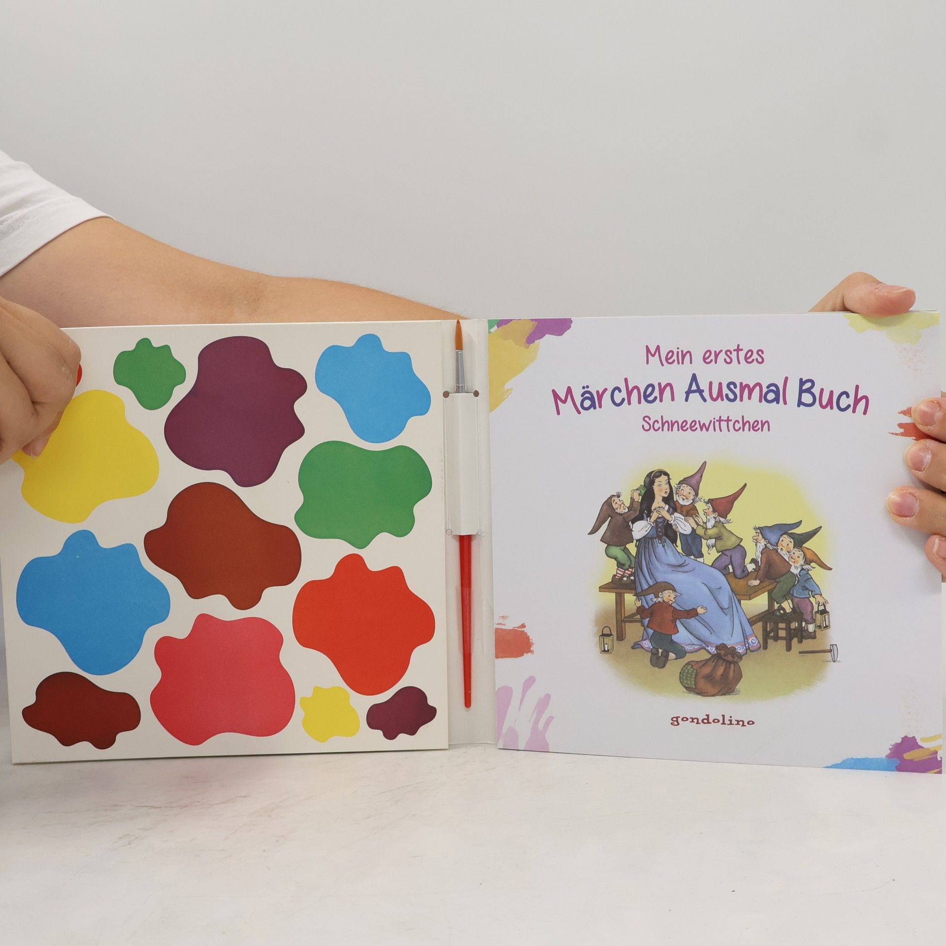 Felicitas Kuhn Mein erstes Märchen Ausmal Buch - Schneewittchen: mit Pinsel und Farbpaletten
