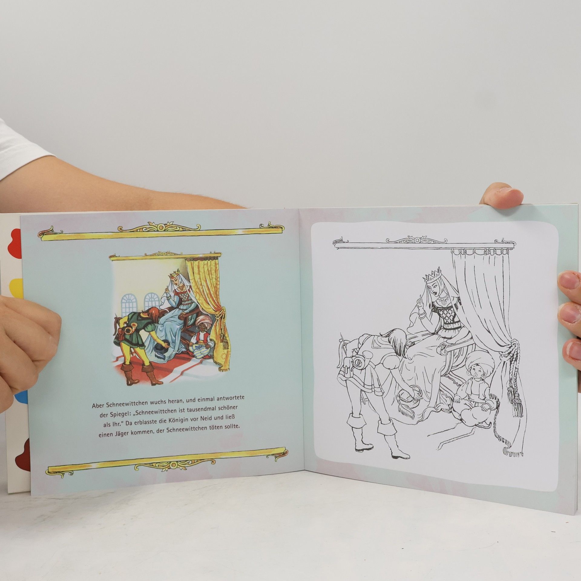 Felicitas Kuhn Mein erstes Märchen Ausmal Buch - Schneewittchen: mit Pinsel und Farbpaletten