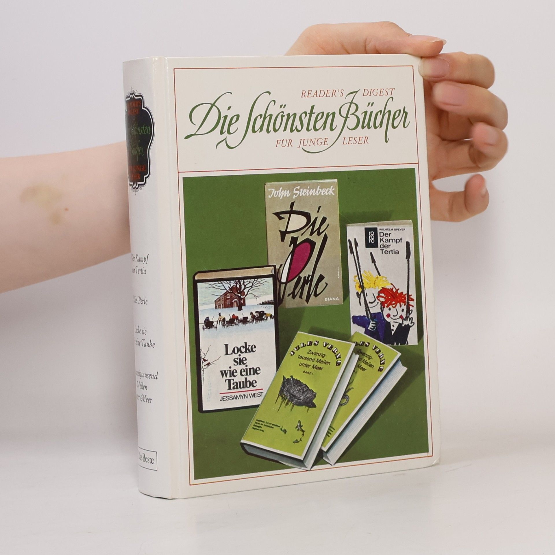 Auteurscollectief Die schönsten Bücher für junge Leser: Der Kampf der Tertia / Die Perle / Locke sie wie eine Taube / 20000 Meilen unter Meer