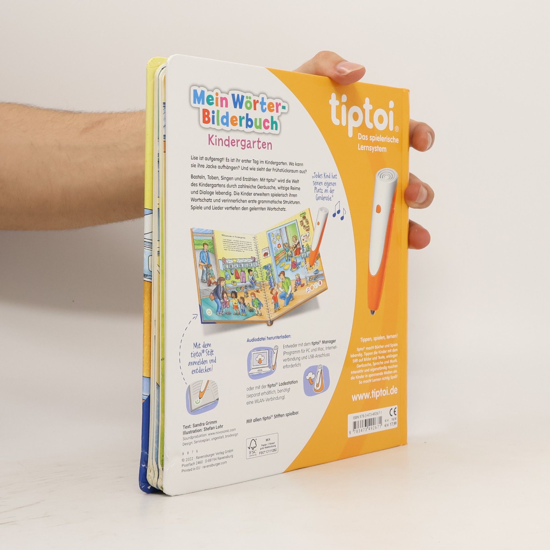Sandra Grimm Kindergarten / Mein Wörter-Bilderbuch tiptoi® Bd.4