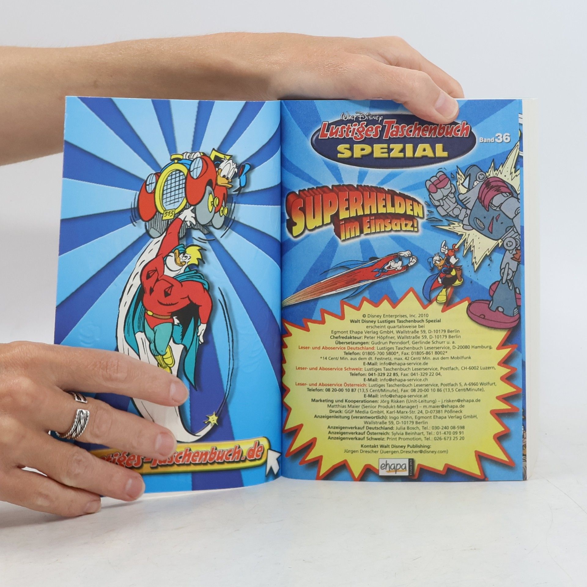 Walt Disney Lustiges Taschenbuch Spezial 36. Superhelden im Einsatz