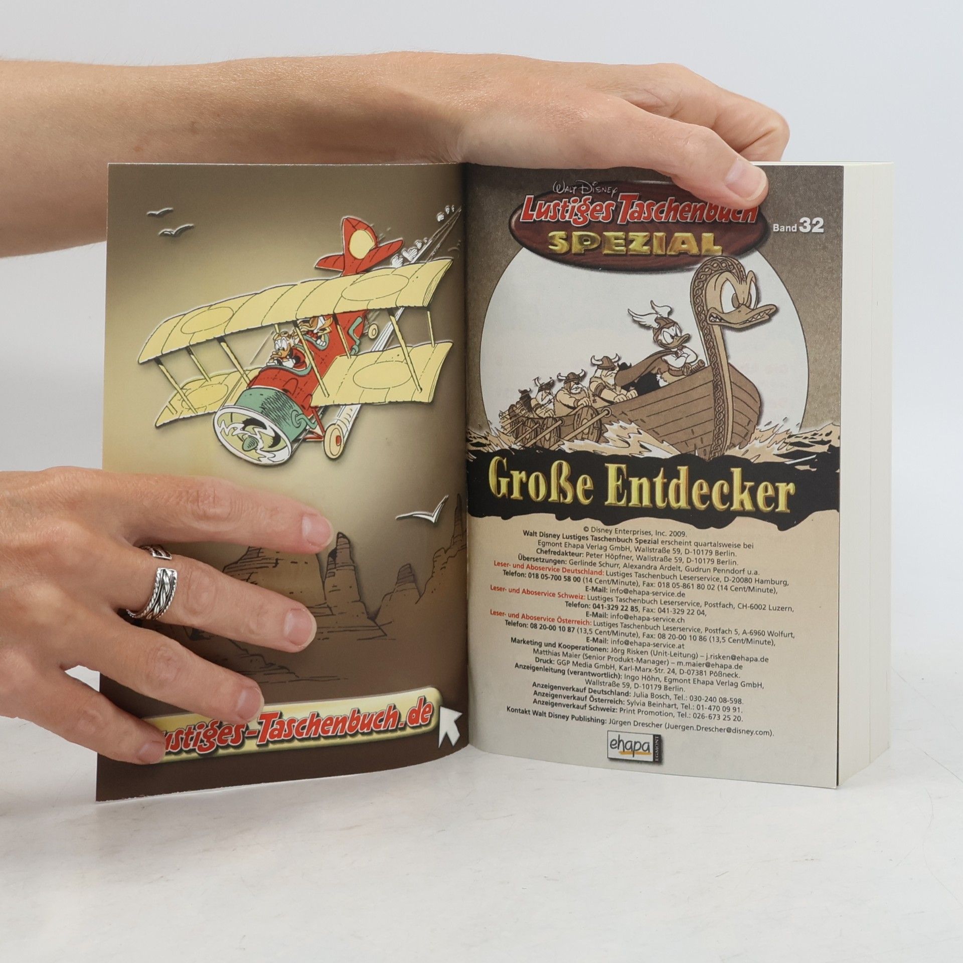 Walt Disney Lustiges Taschenbuch Spezial 32. Große Entdecker