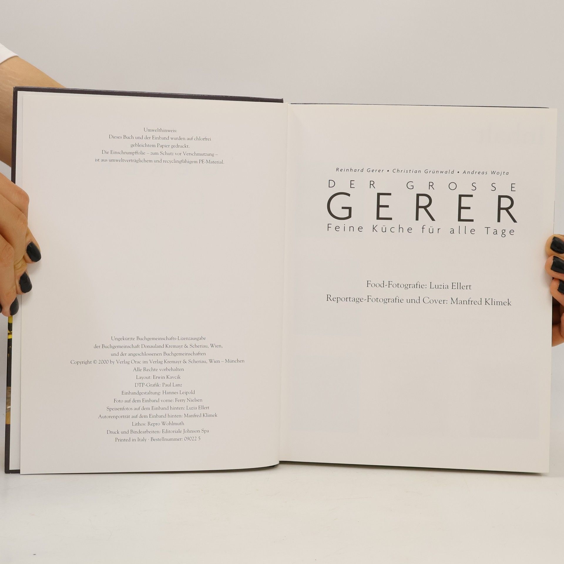 Reinhard Gerer Der große Gerer. Feine Küche für alle Tage