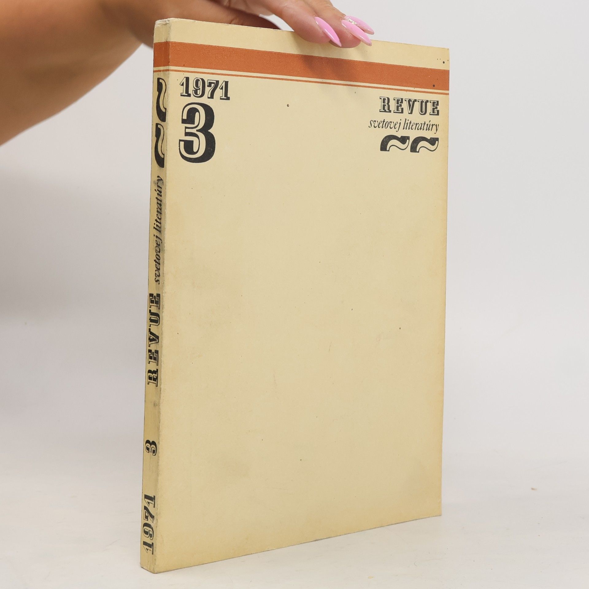 Kolektiv autorů Revue svetovej literatúry 3/1971