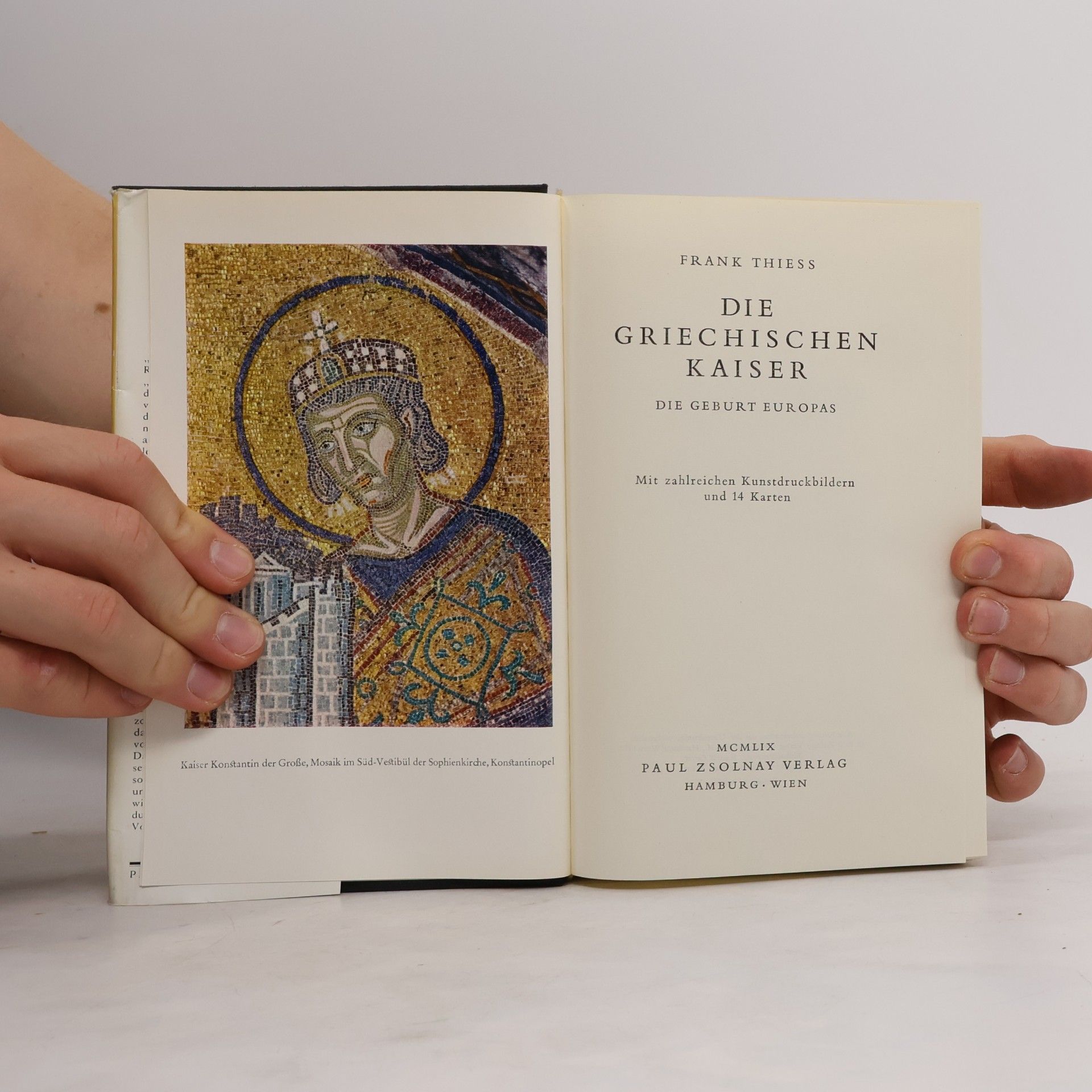 Frank Thiess Die griechischen Kaiser