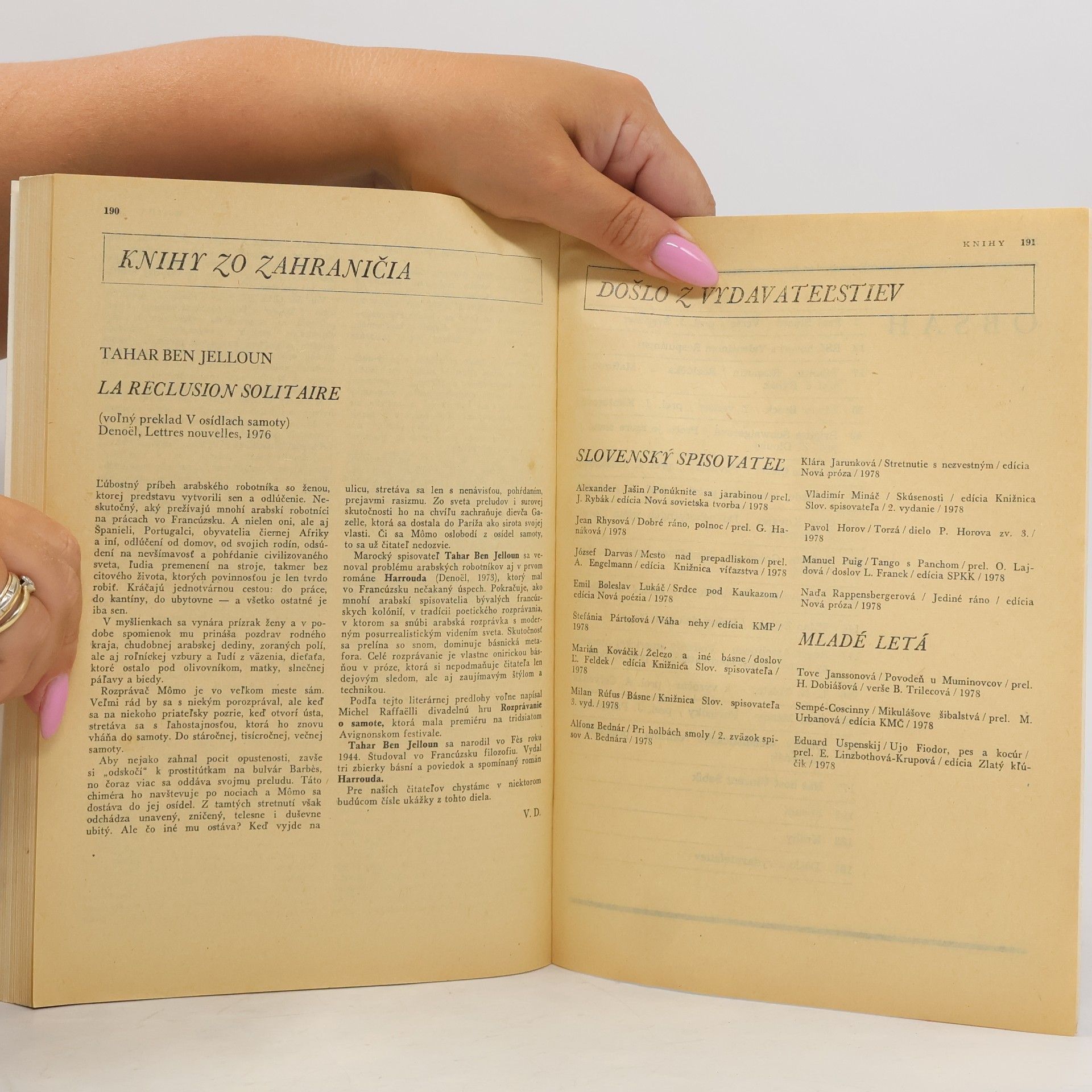 Kolektív autorov Revue svetovej literatúry 6/1978