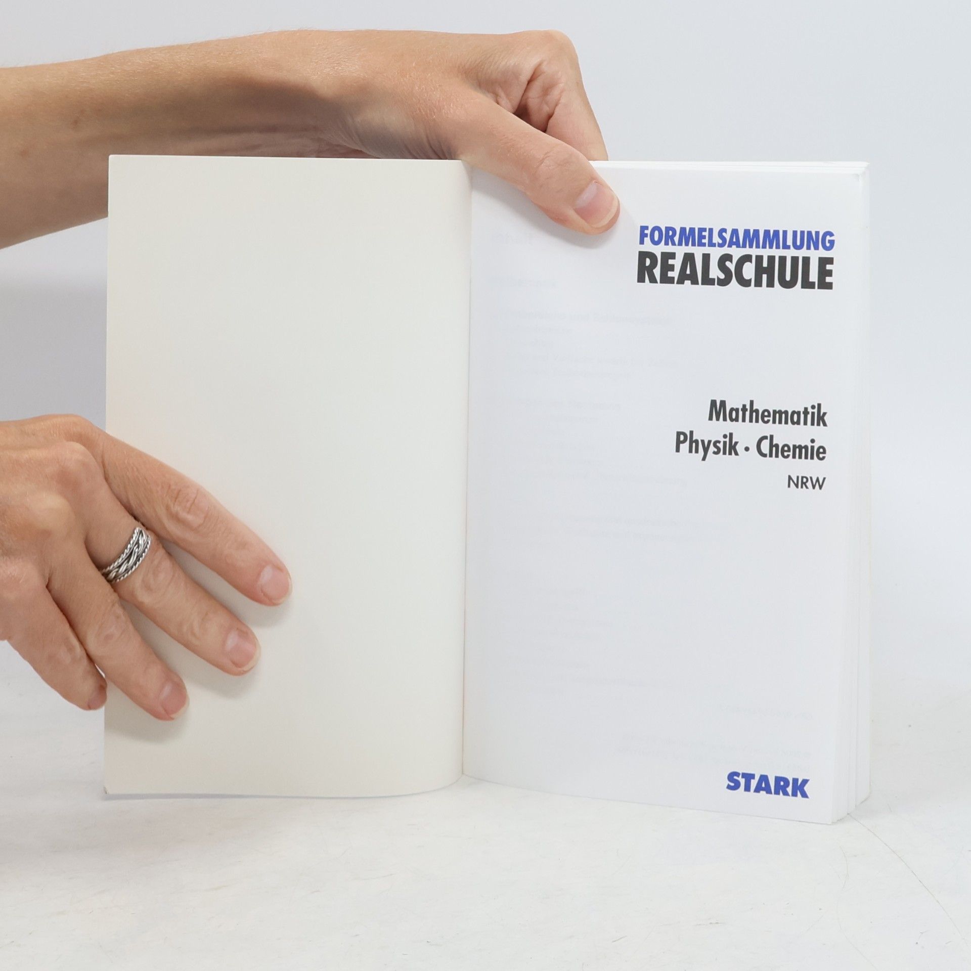 Richard Moschner Formelsammlung Realschule, Mathematik, Physik, Chemie, Ausgabe Nordrhein-Westfalen
