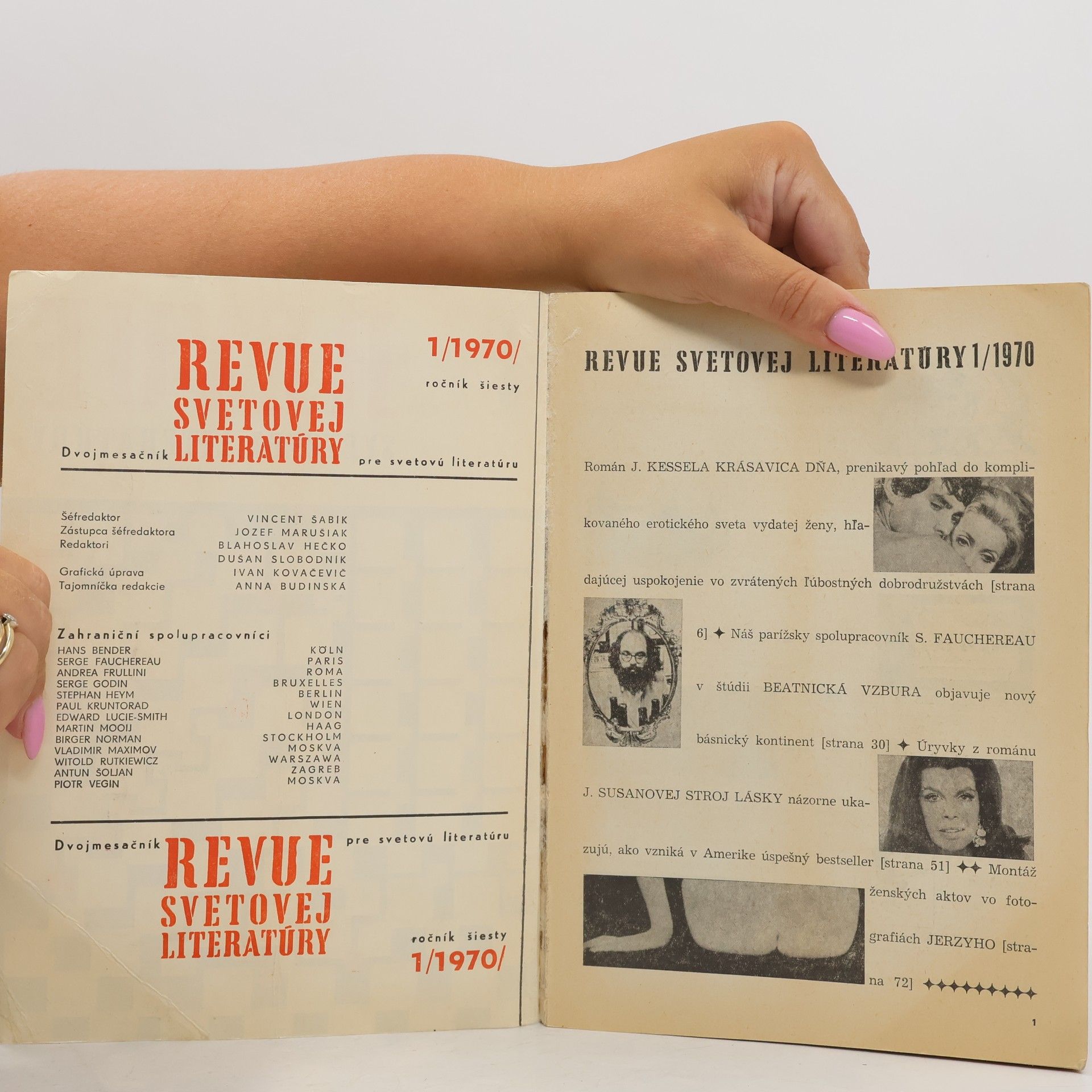 Kolektiv autorů Revue svetovej literatúry 1/1970