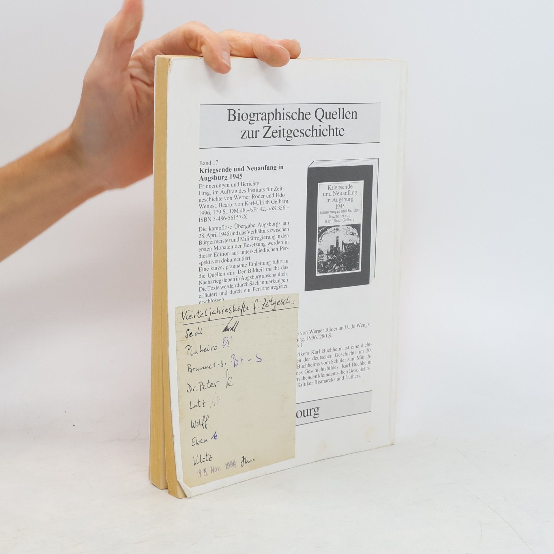 Autorenkollektiv Vierteljahrshefte für Zeitgeschichte