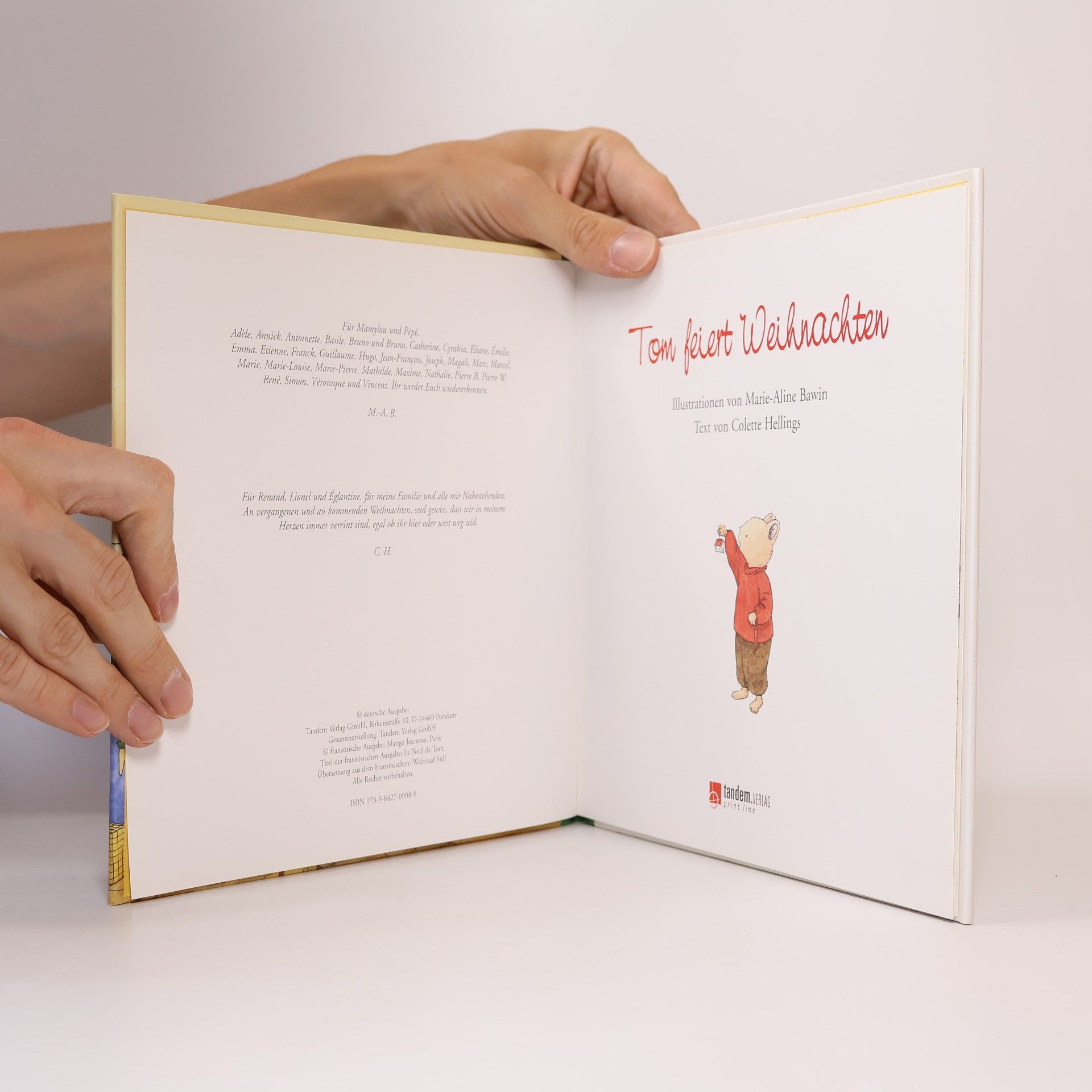 Nostalgische Kinderbücher: Tom feiert Weihnachten