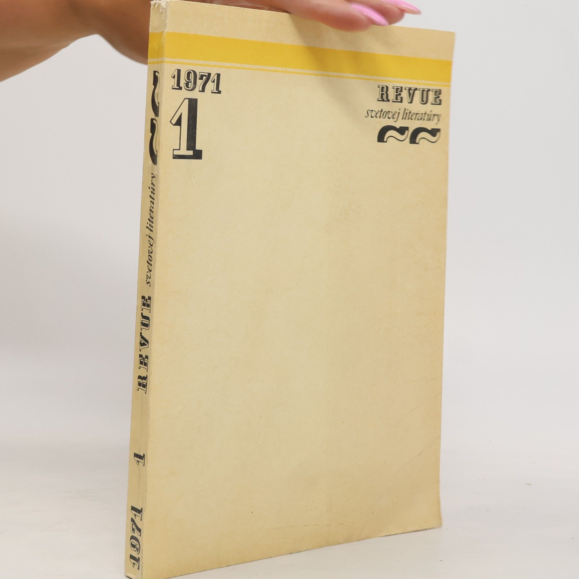Various authors Revue svetovej literatury 1/1971
