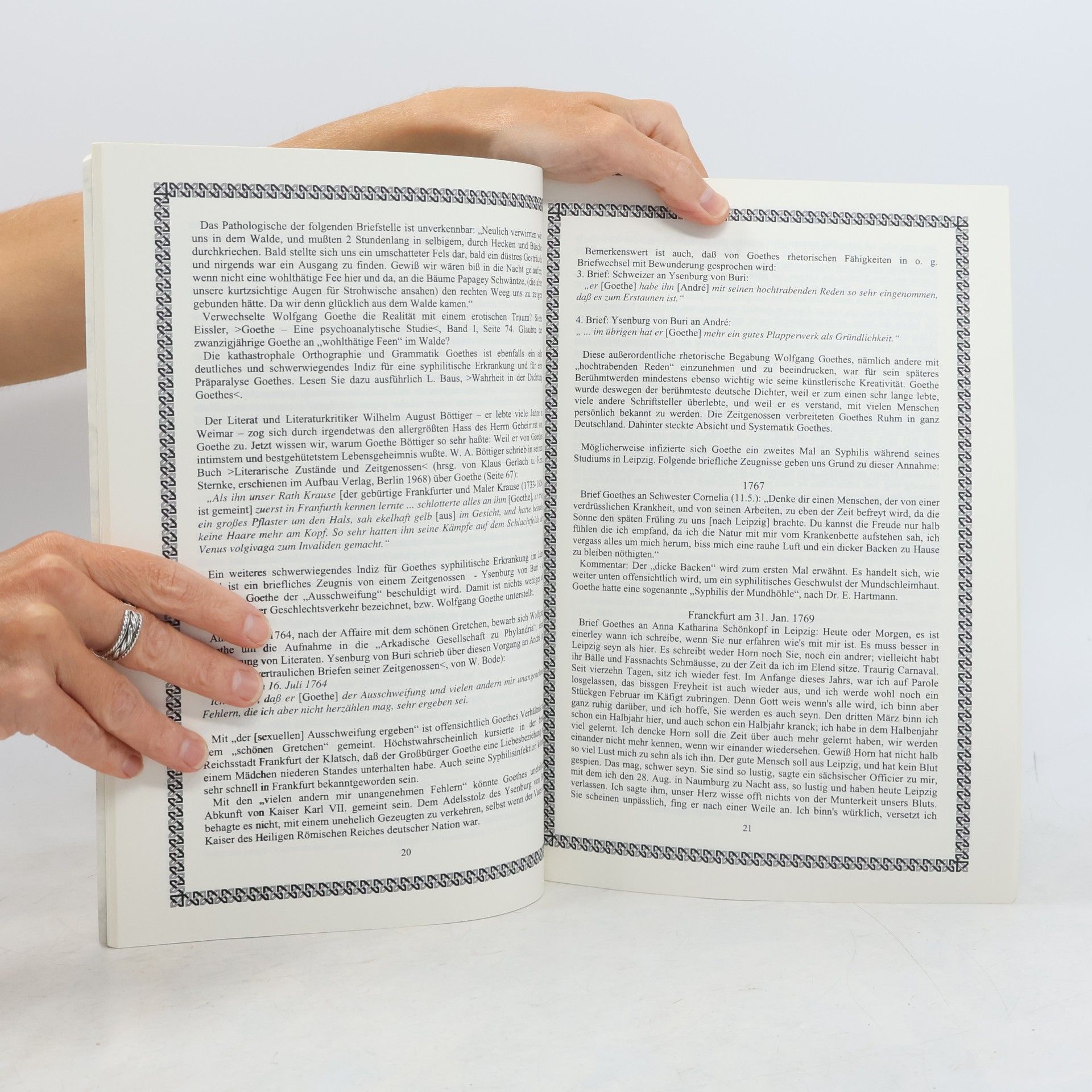 Lothar Baus Johann Wolfgang Goethe – Ein „genialer“ Syphilitiker
