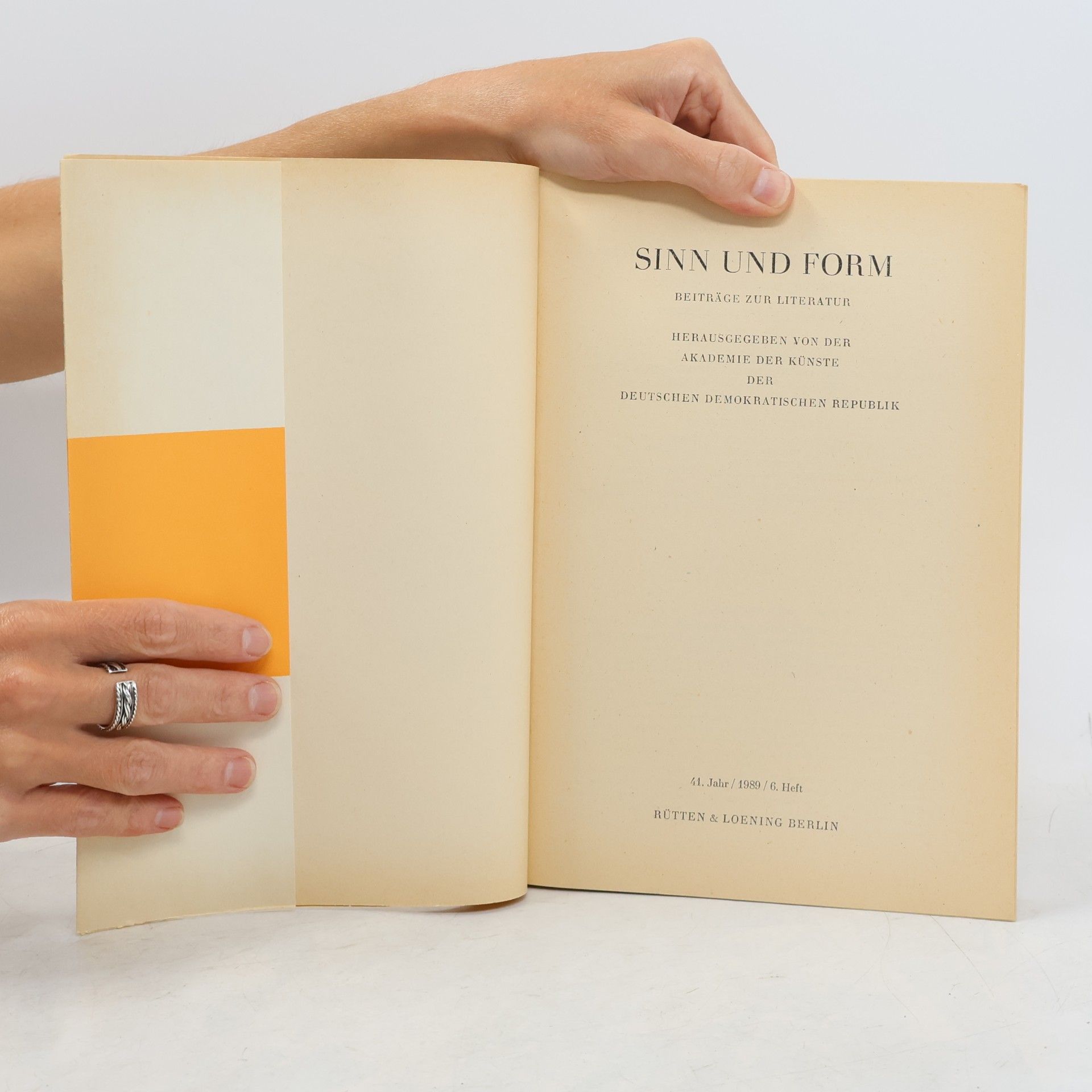 Autorenkollektiv Sinn und Form