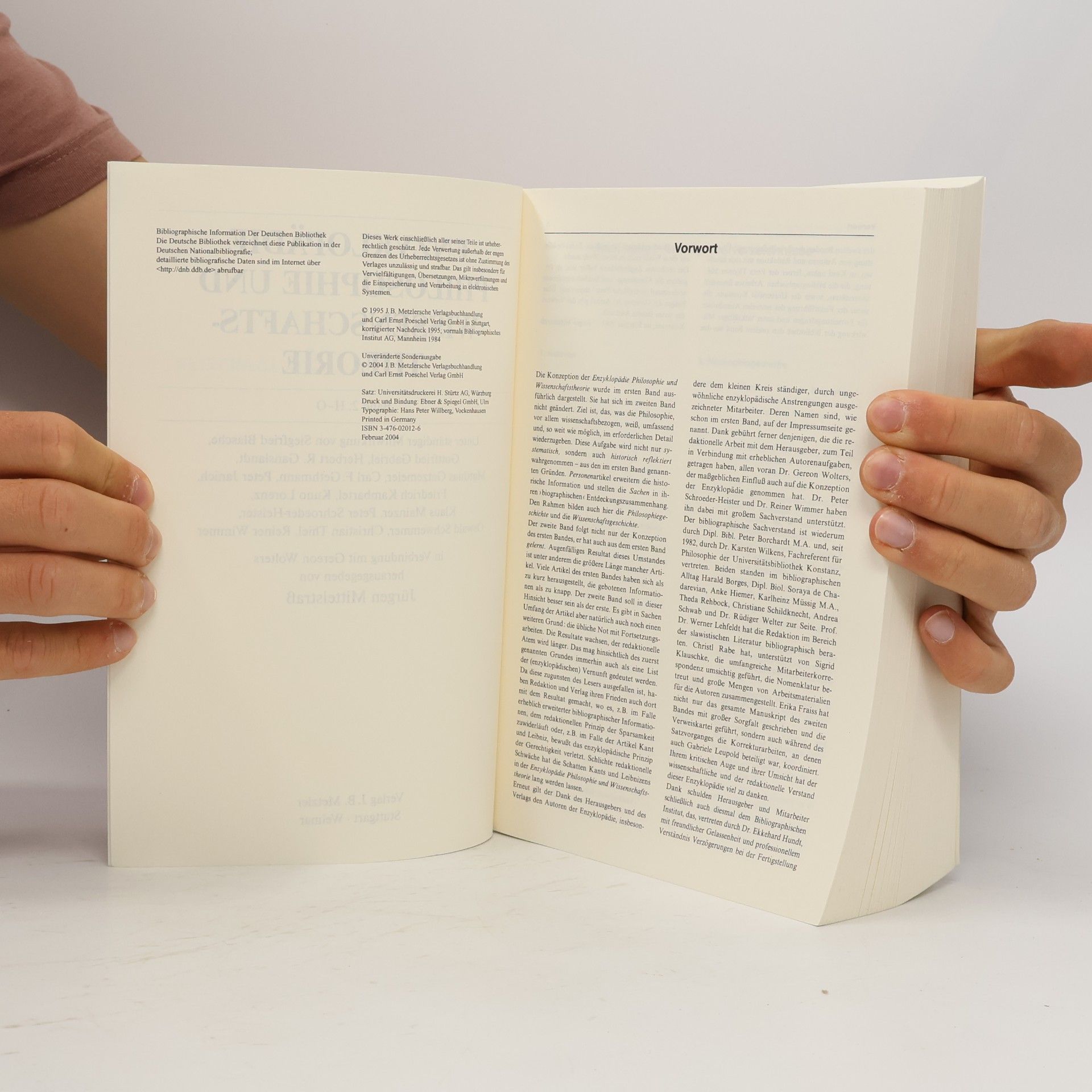 Various authors Enzyklopädie Philosophie und Wissenschaftstheorie 2