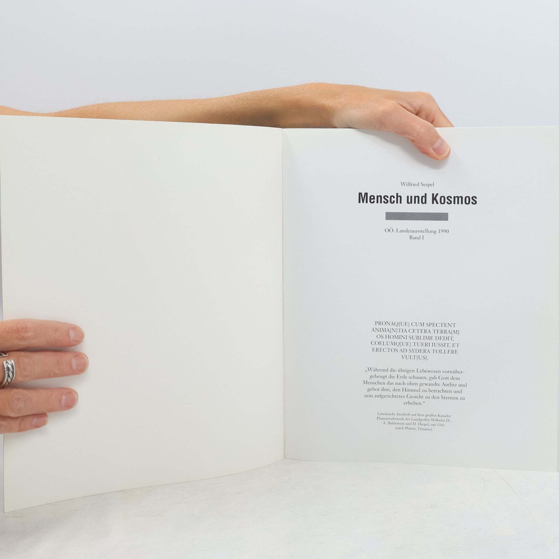 Wilfried Seipel Mensch und Kosmos 1