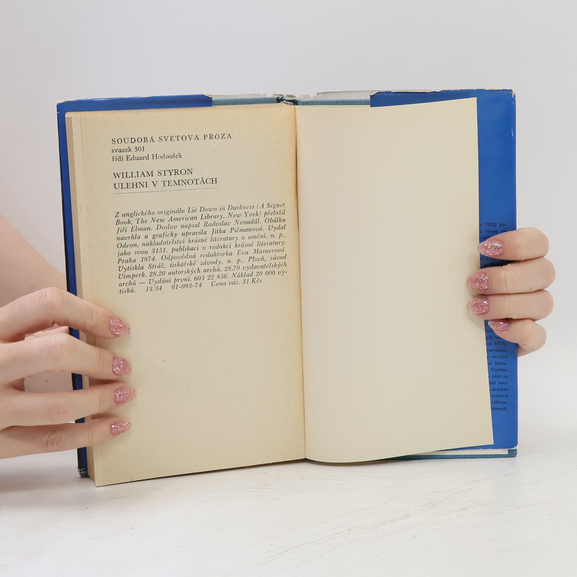 William Styron Ulehni v temnotách