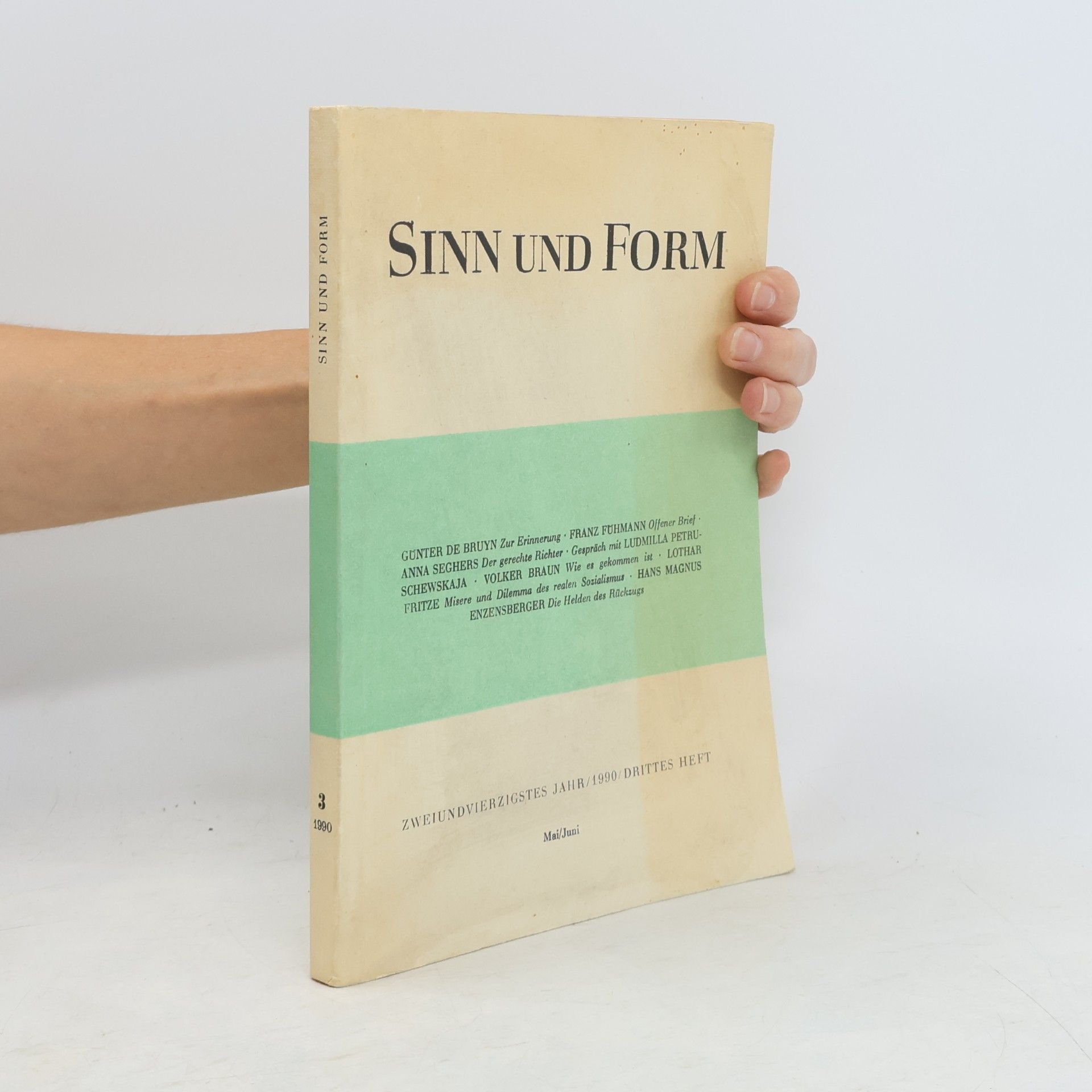 Kolektív autorov Sinn und Form 3/1990