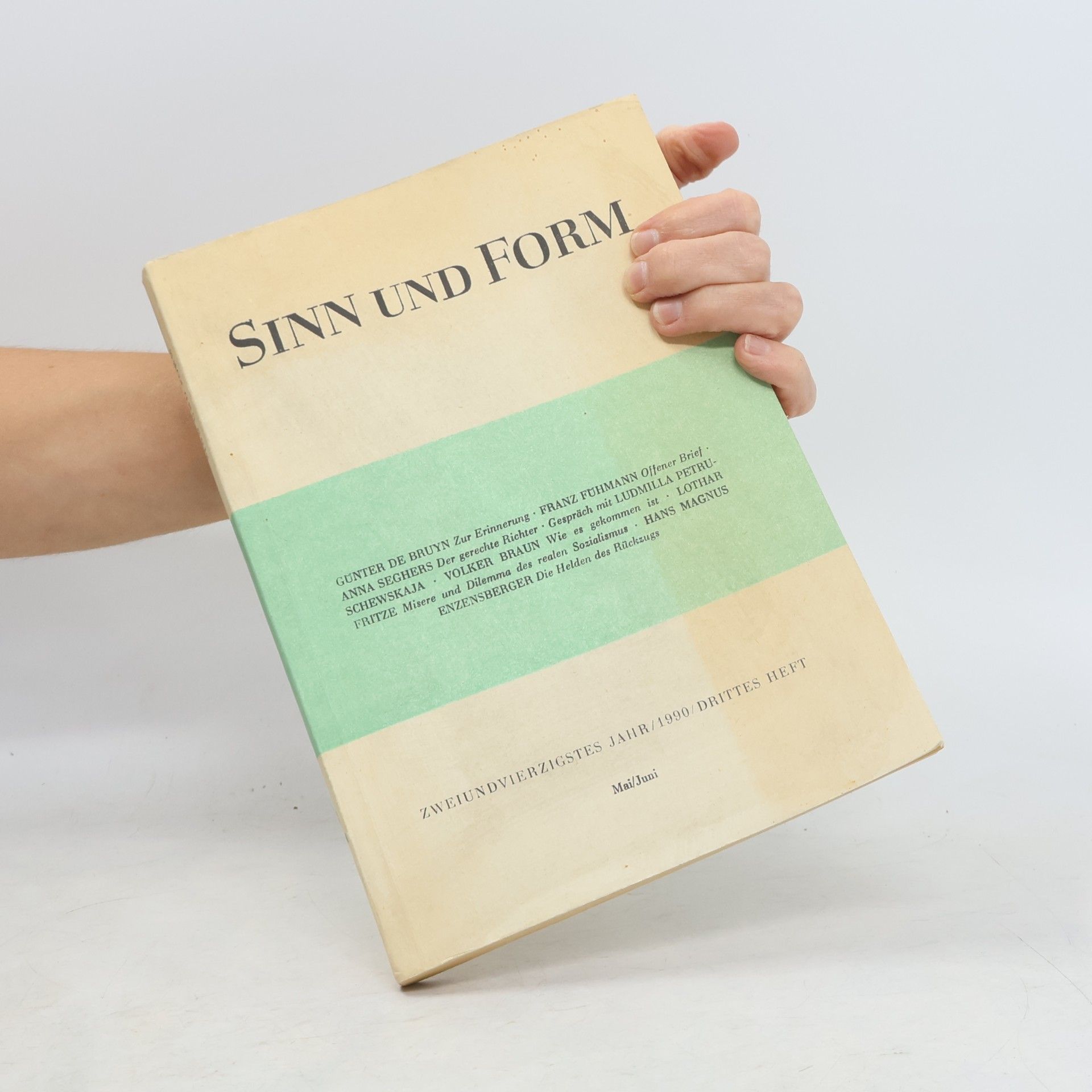 Kolektív autorov Sinn und Form 3/1990