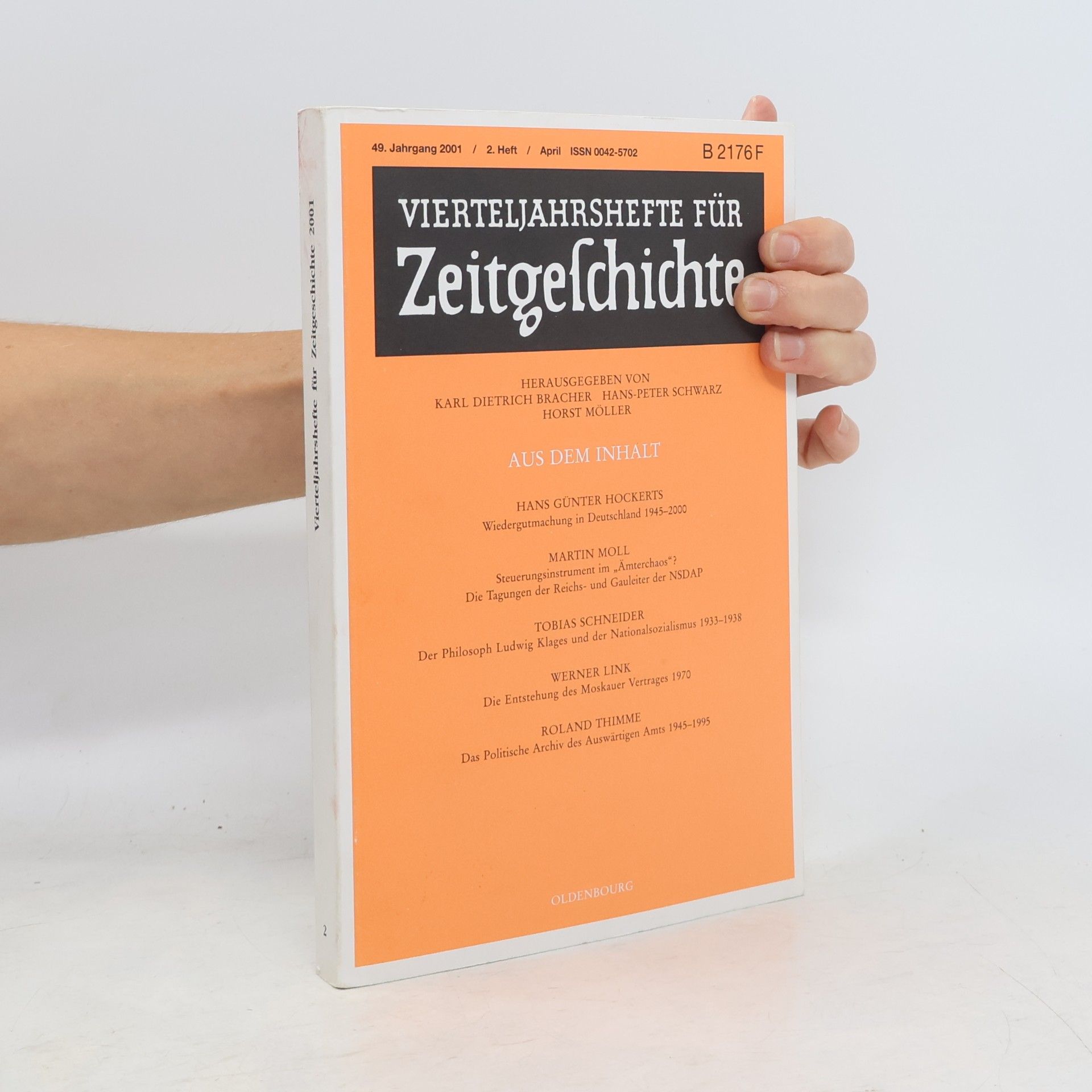 Autorenkollektiv Vierteljahrshefte für Zeitgeschichte. 2. Heft