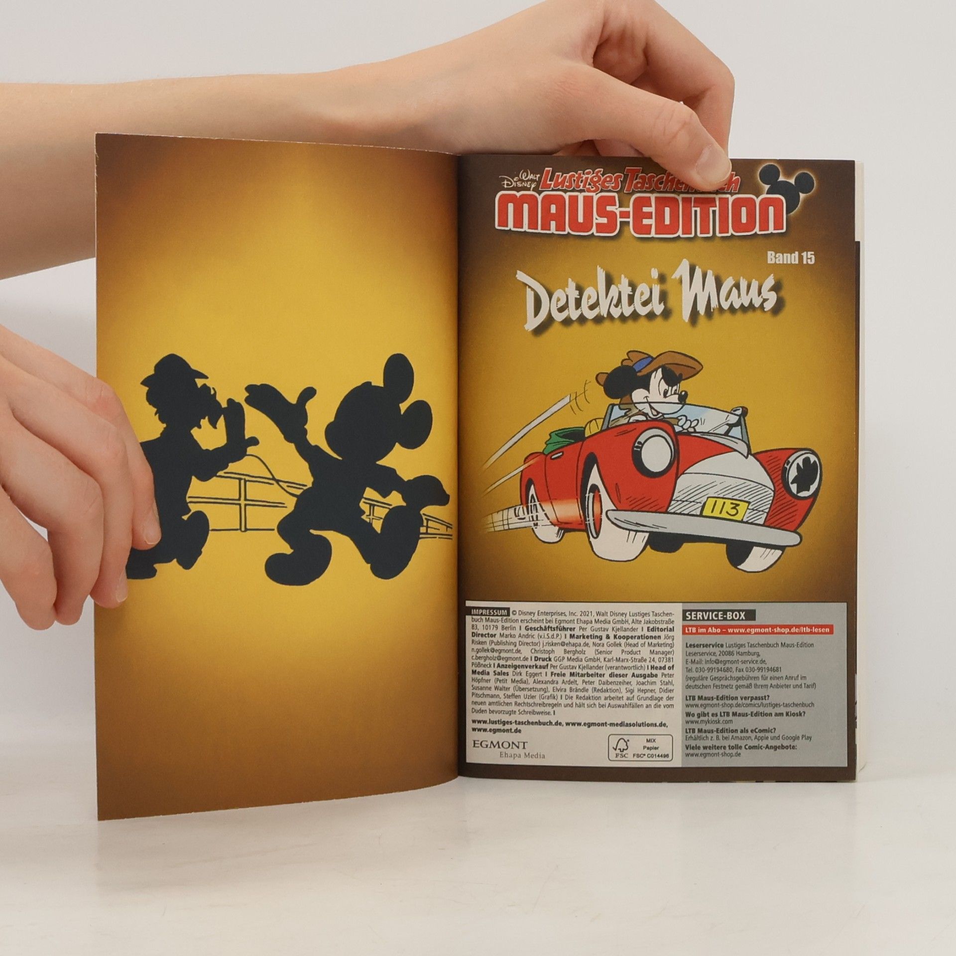 Walt Disney Lustiges Taschenbuch Maus-Edition 15