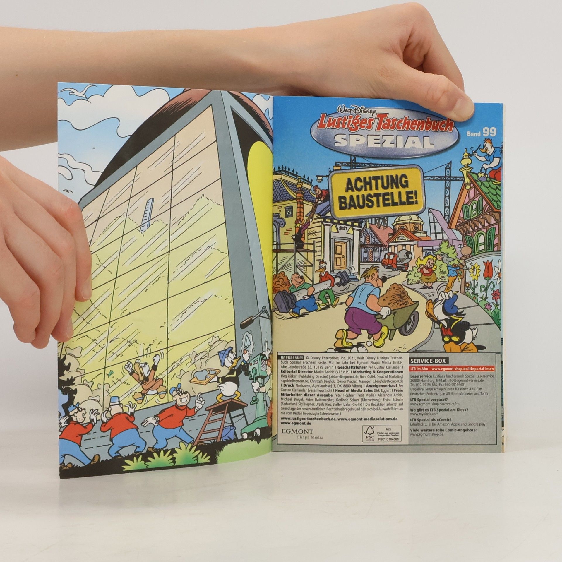 Walt Disney Lustiges Taschenbuch Spezial 99. Achtung Baustelle!