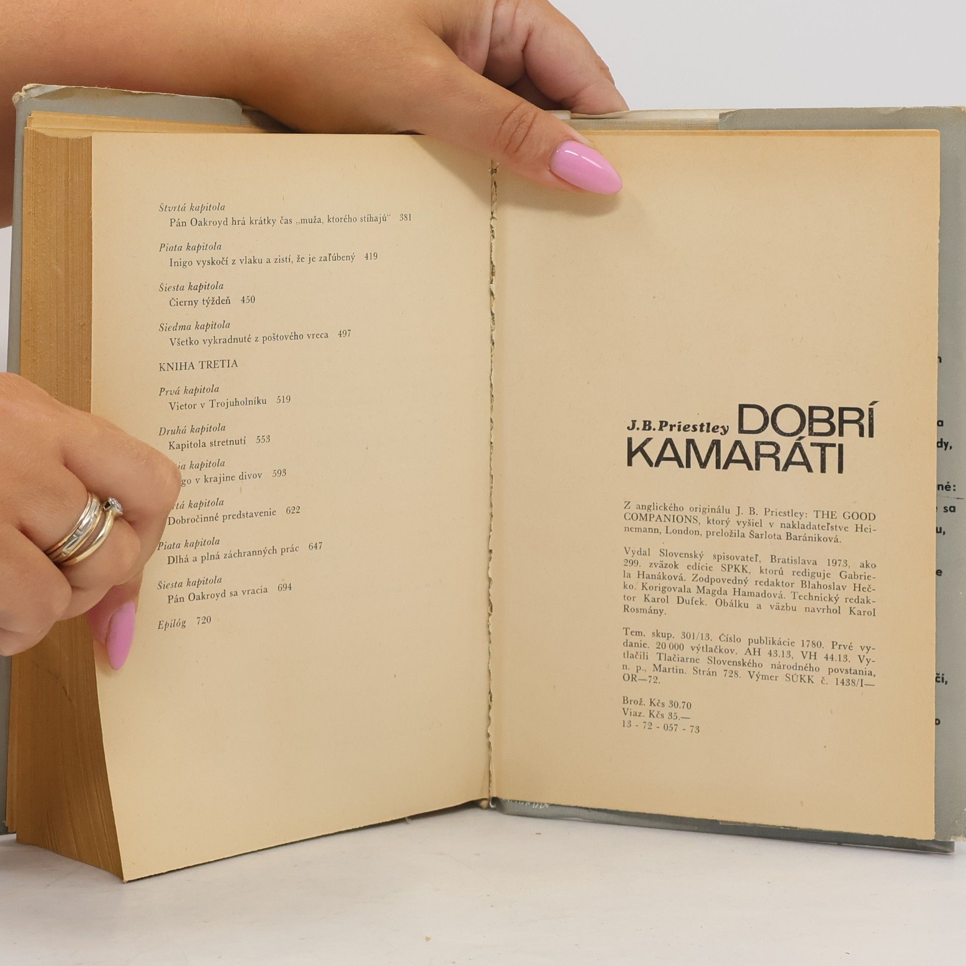 J. B. Priestley Dobrí kamaráti