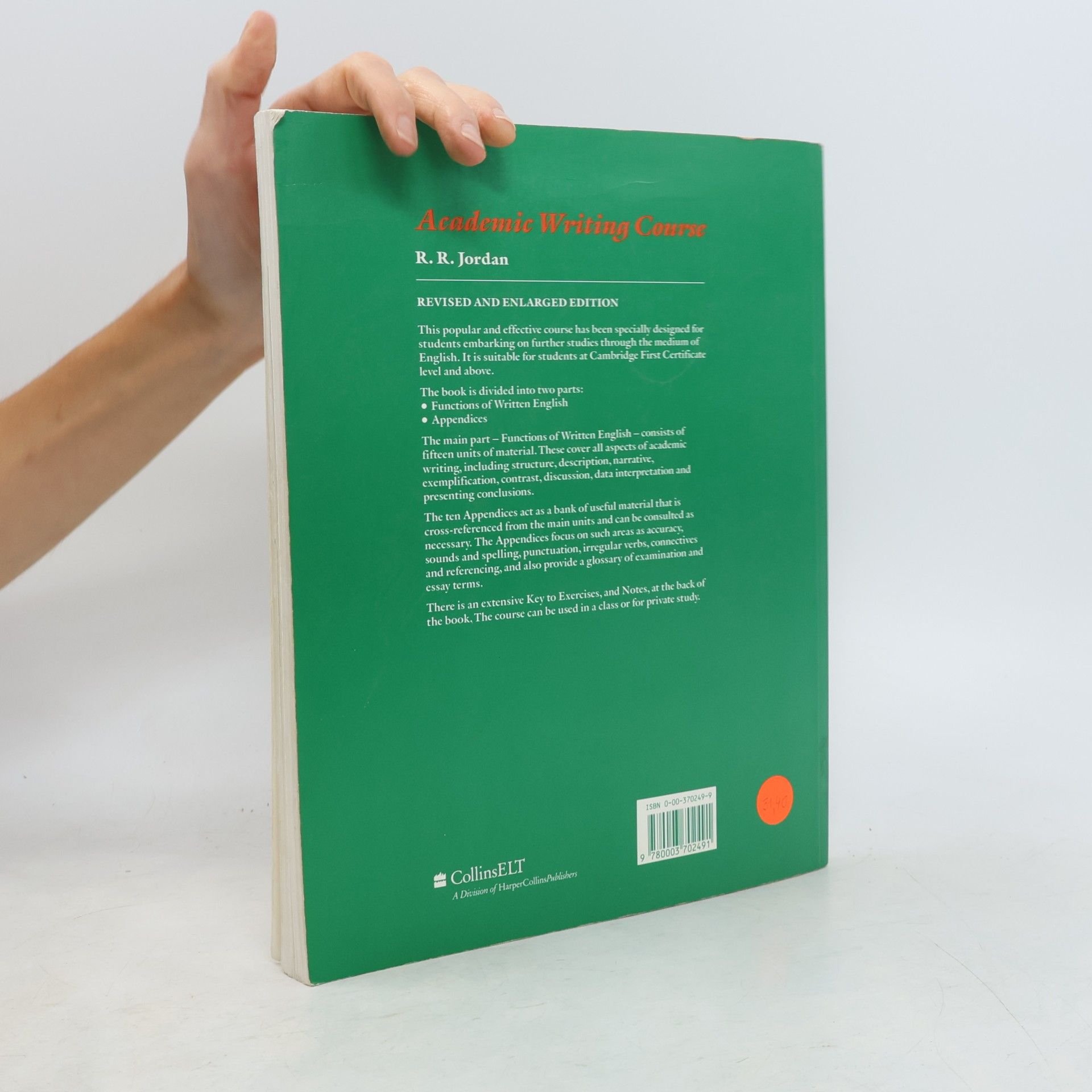 R. R. Jordan Academic Writing Course: New Edition