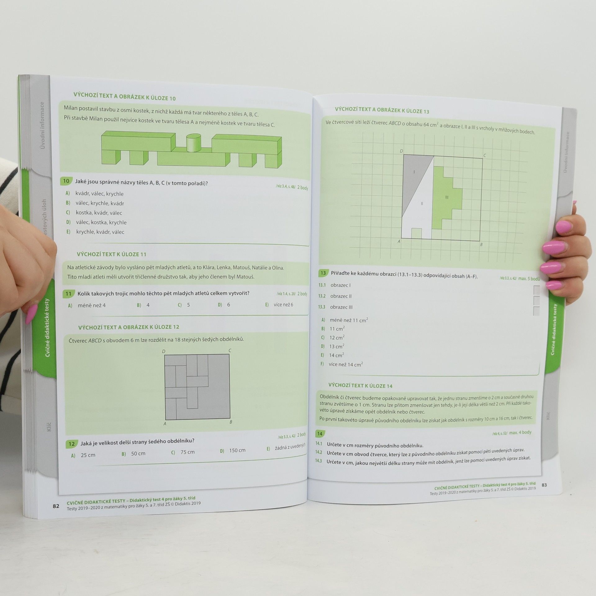 Auteurscollectief Testy ... z matematiky: Pro žáky 5. a 7. tříd ZŠ 2019-2020