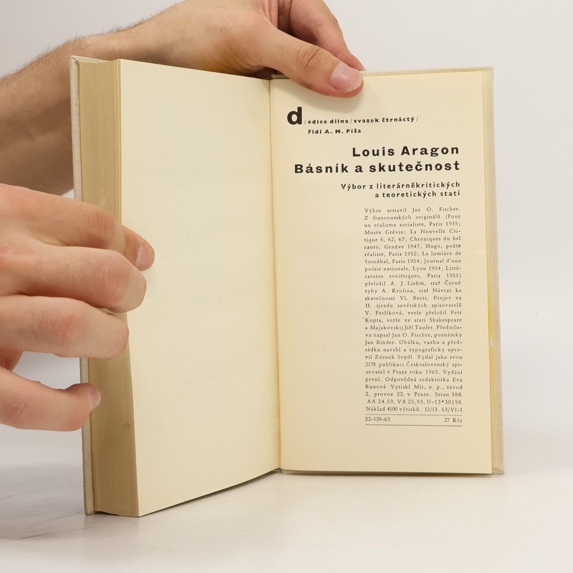 Louis Aragon Básník a skutečnost