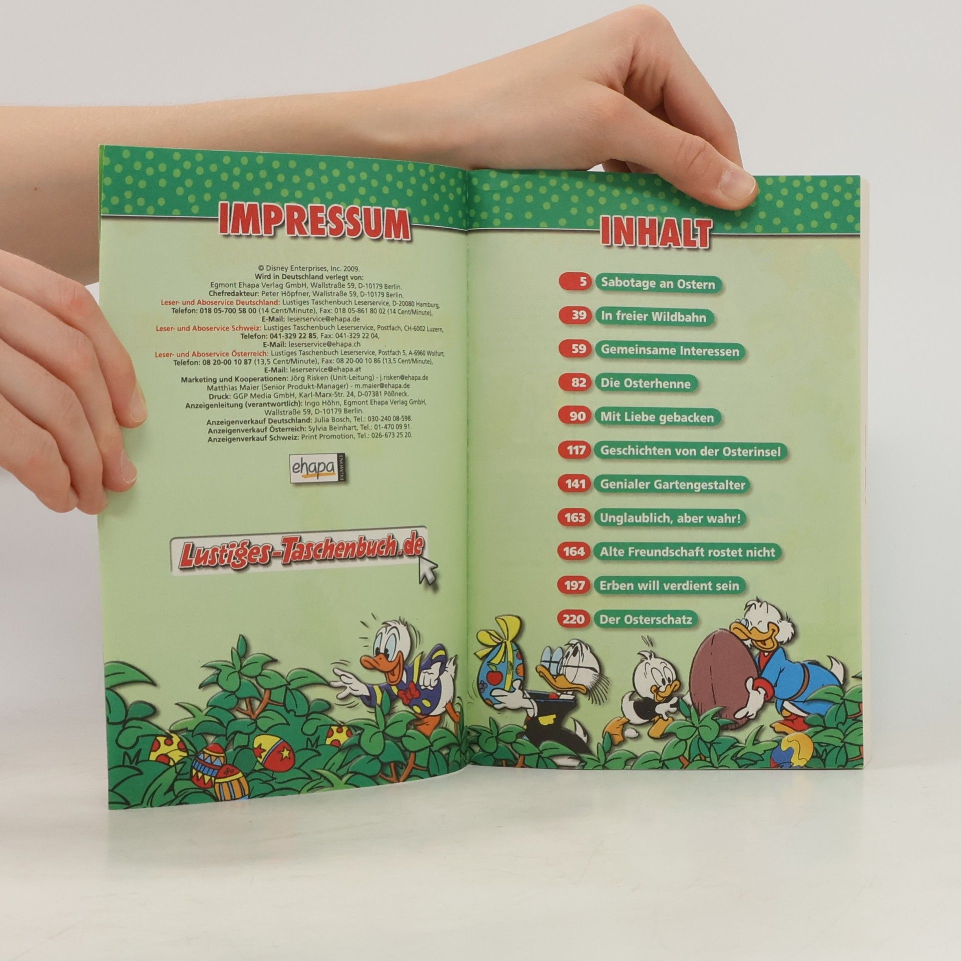 Walt Disney Lustiges Taschenbuch Frohe Ostern