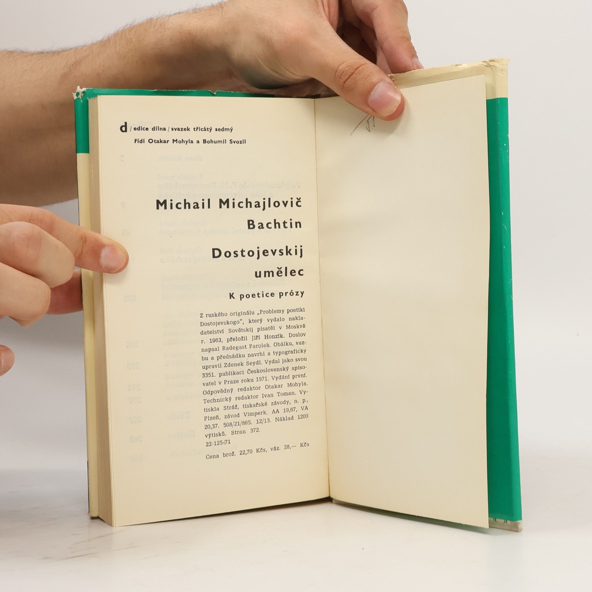 Michail Bachtin Dostojevskij umělec