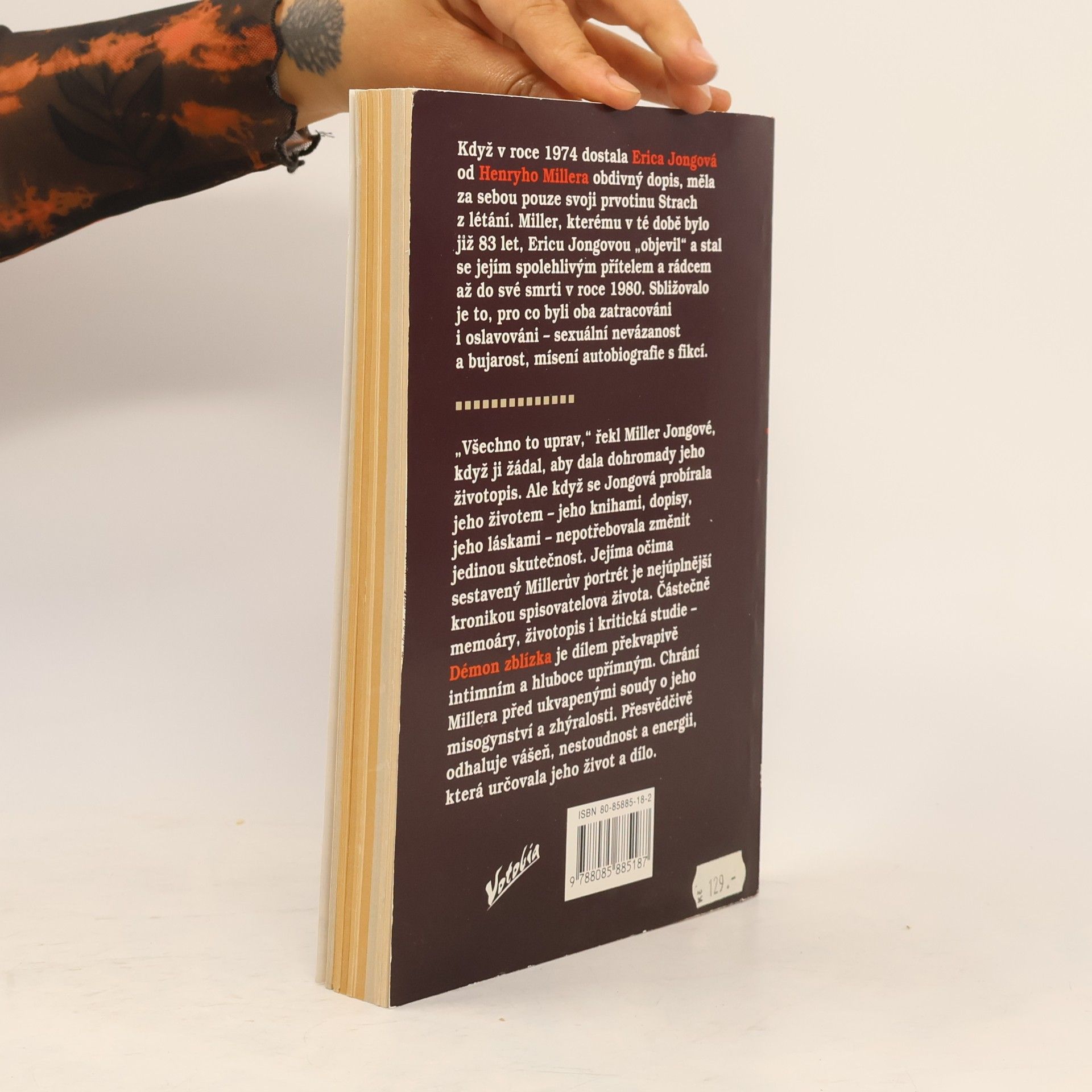 Erica Jong Démon zblízka. Biografie Henryho Millera