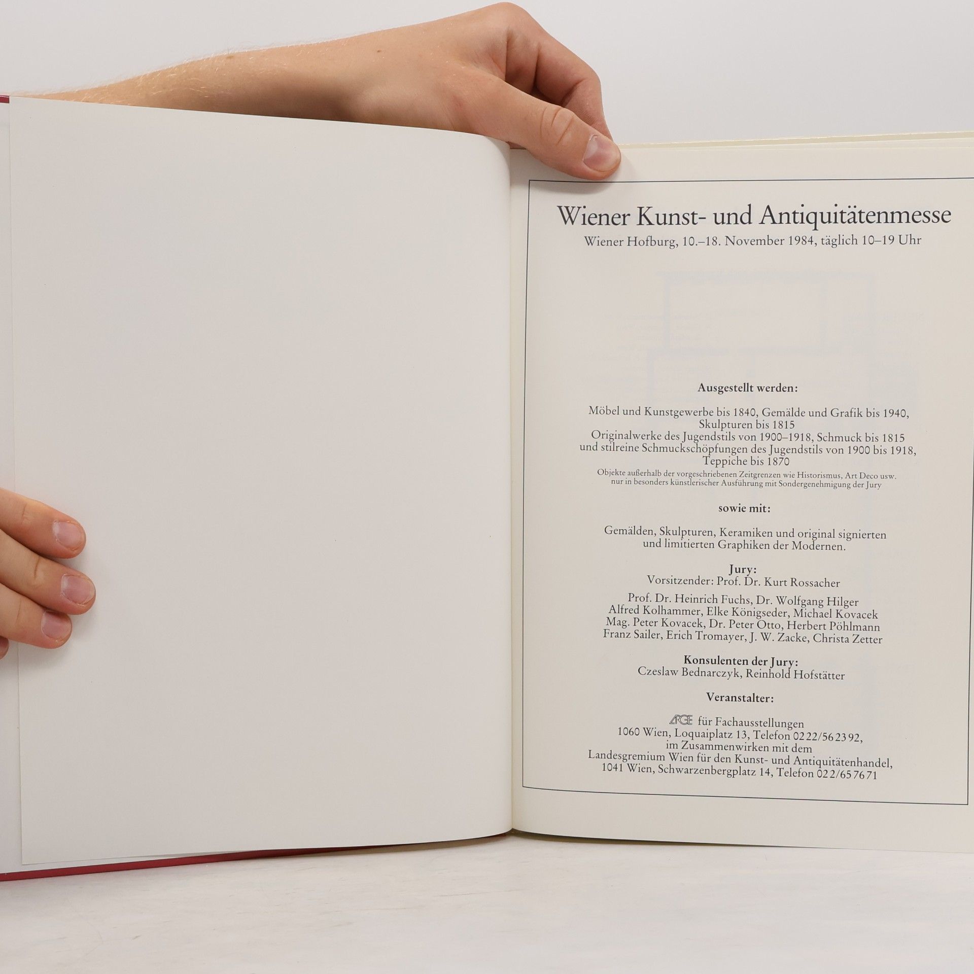 Various authors Wiener Kunst - und Antiquitätenmesse