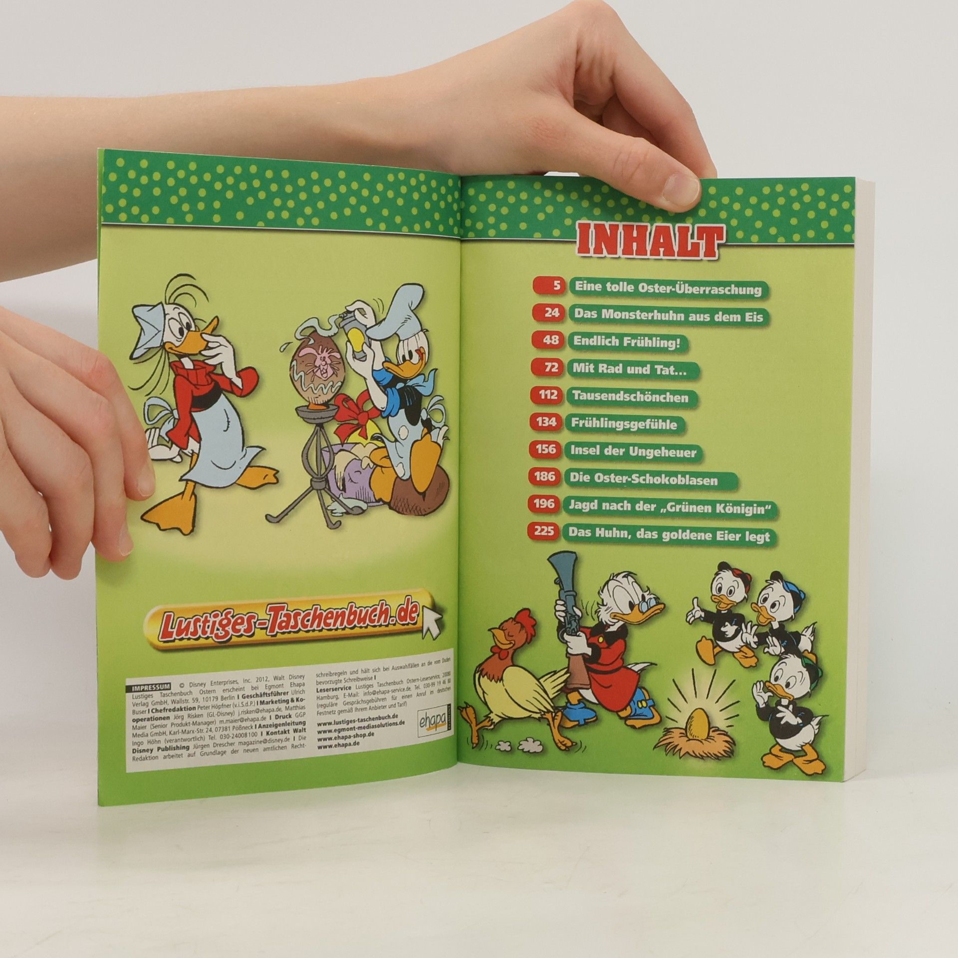 Walt Disney Lustiges Taschenbuch 4. Frohe Ostern